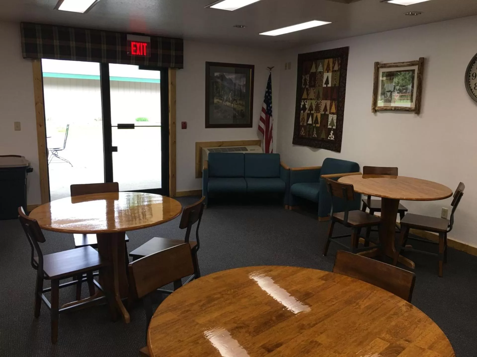 Seating Area in Rustic Manor