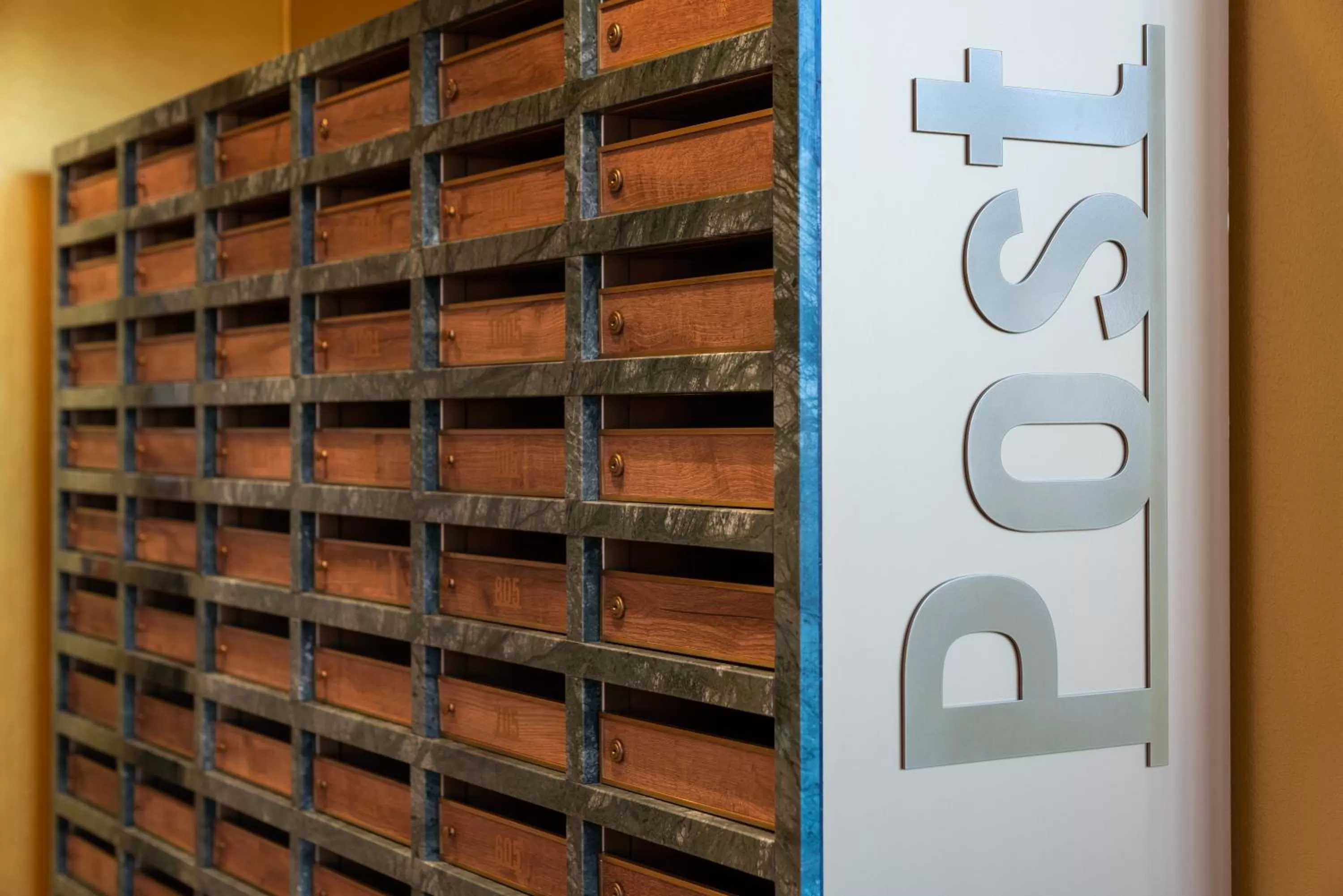 Decorative detail in Black F Tower - Serviced Apartments