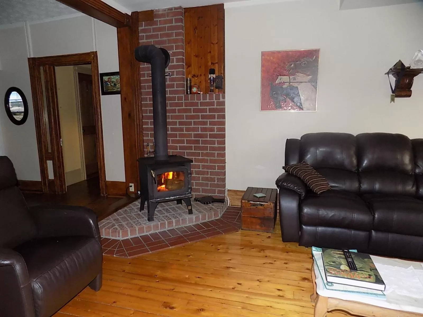 Living room in À L'Ancestrale B&B