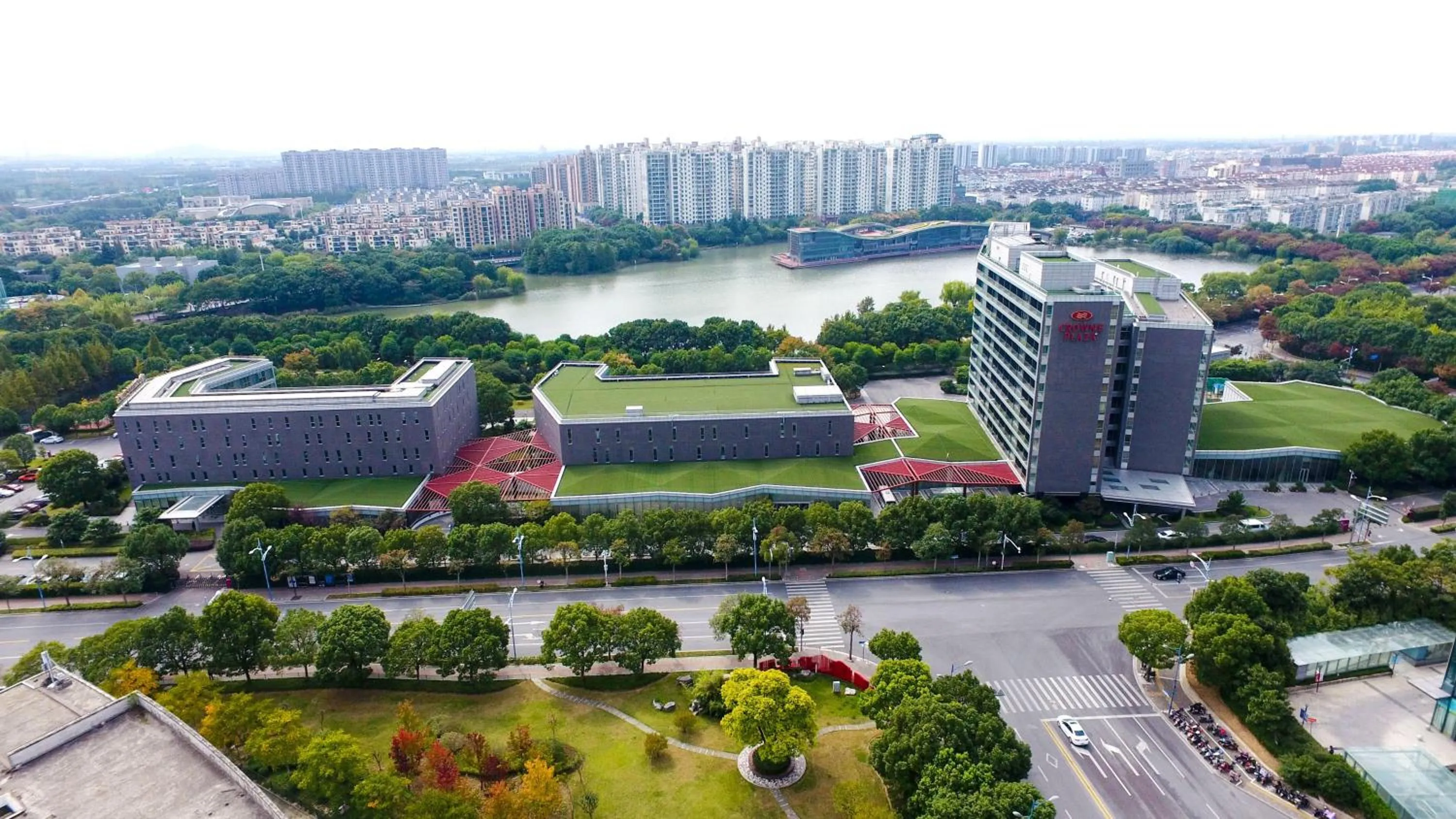 Property building in Crowne Plaza Shanghai Xiayang Lake by IHG