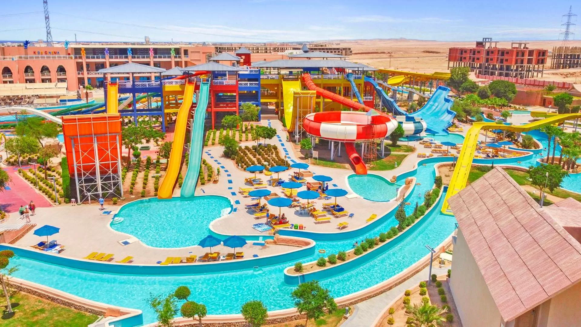 Aqua park in Pickalbatros Jungle Aqua Park - Neverland Hurghada