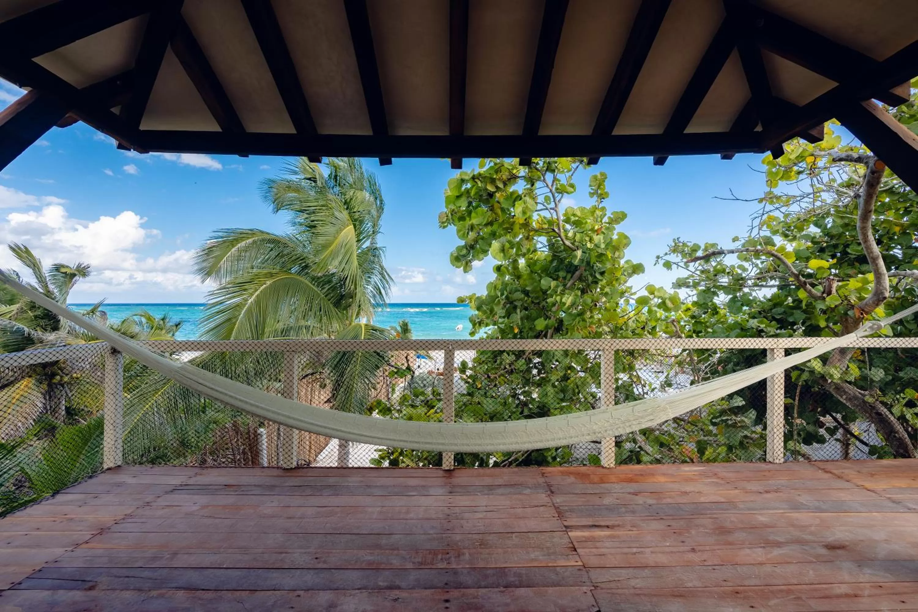 Balcony/Terrace in Villa Pescadores Tulum-Beachfront hotel by Ahau Collection