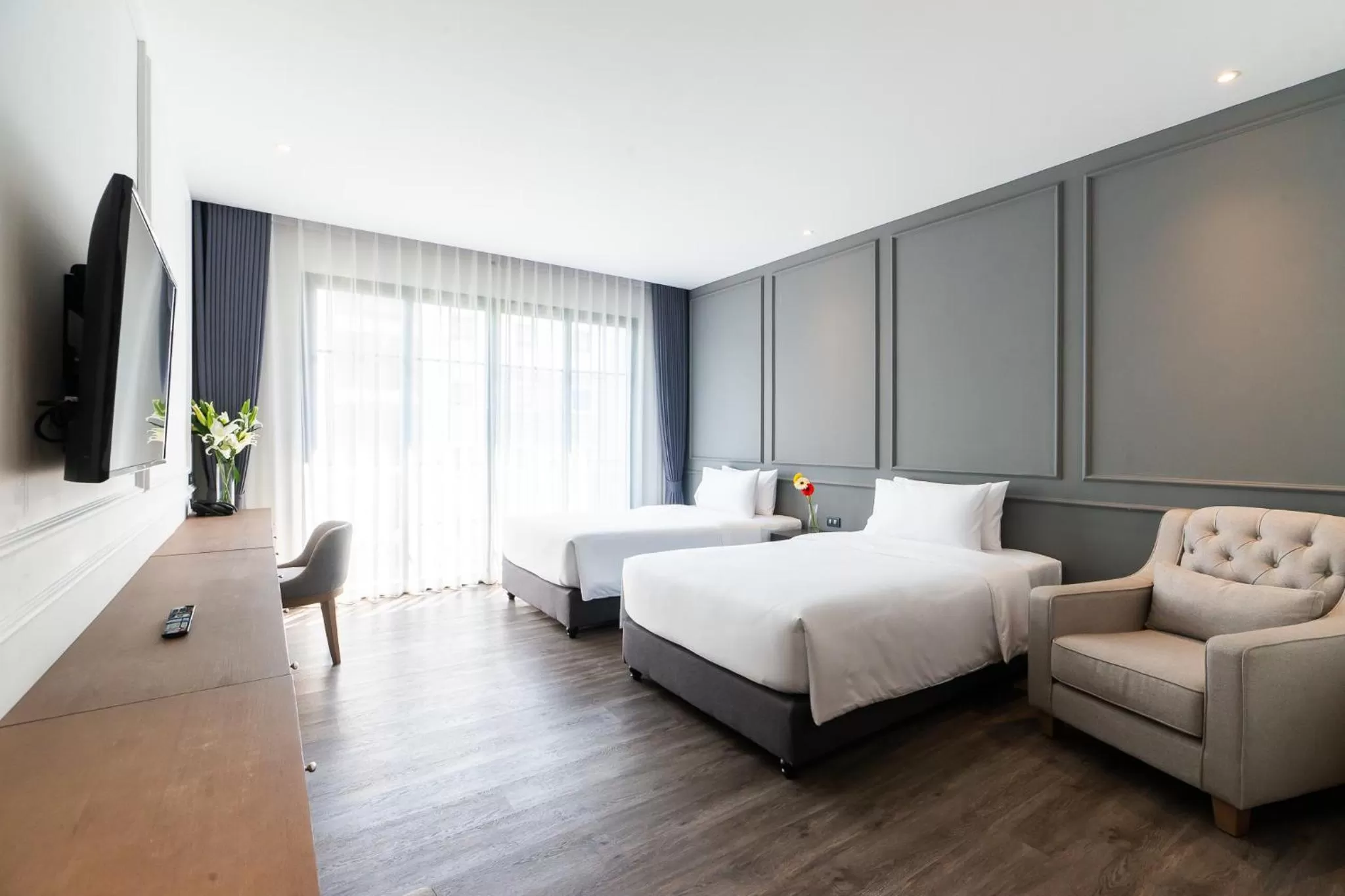 Bedroom, Bed in One Patio Hotel Pattaya - SHA Extra Plus