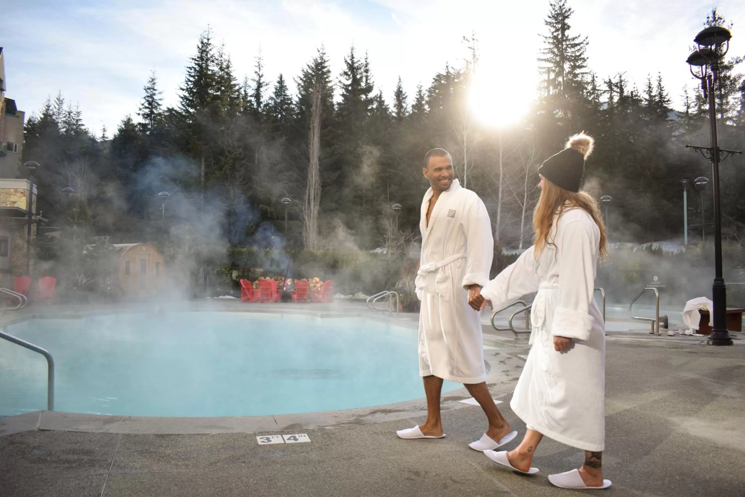 People in Fairmont Chateau Whistler