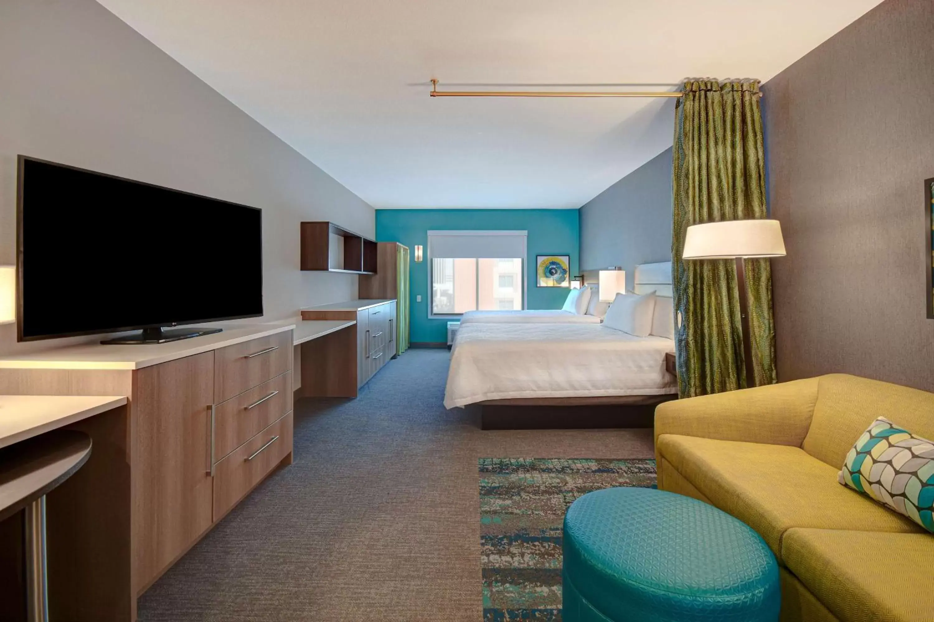 Queen Studio with Two Queen Beds - Non-Smoking in Home2 Suites By Hilton Tucson Downtown Queen Studio with Two Queen Beds - Non-Smoking in Home2 Suites By Hilton Tucson Downtown