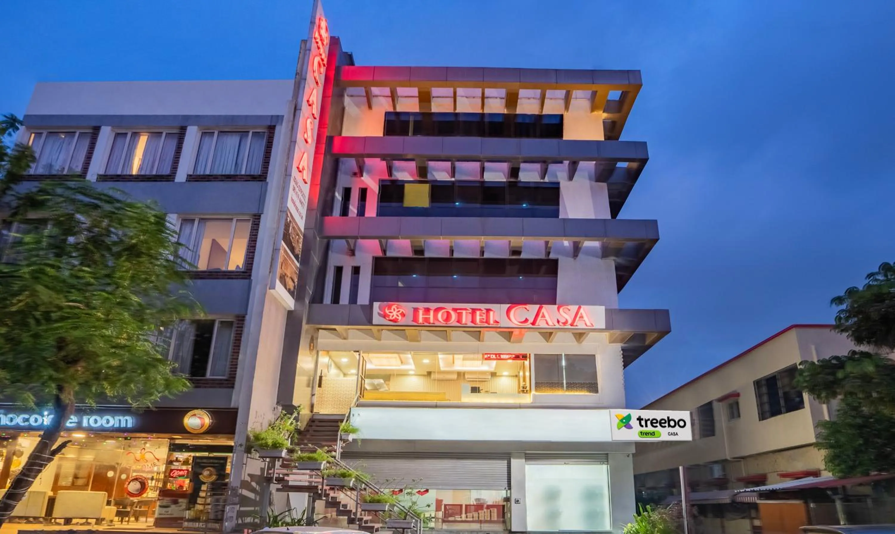 Facade/entrance, Property Building in Hotel Casa, Vadodara