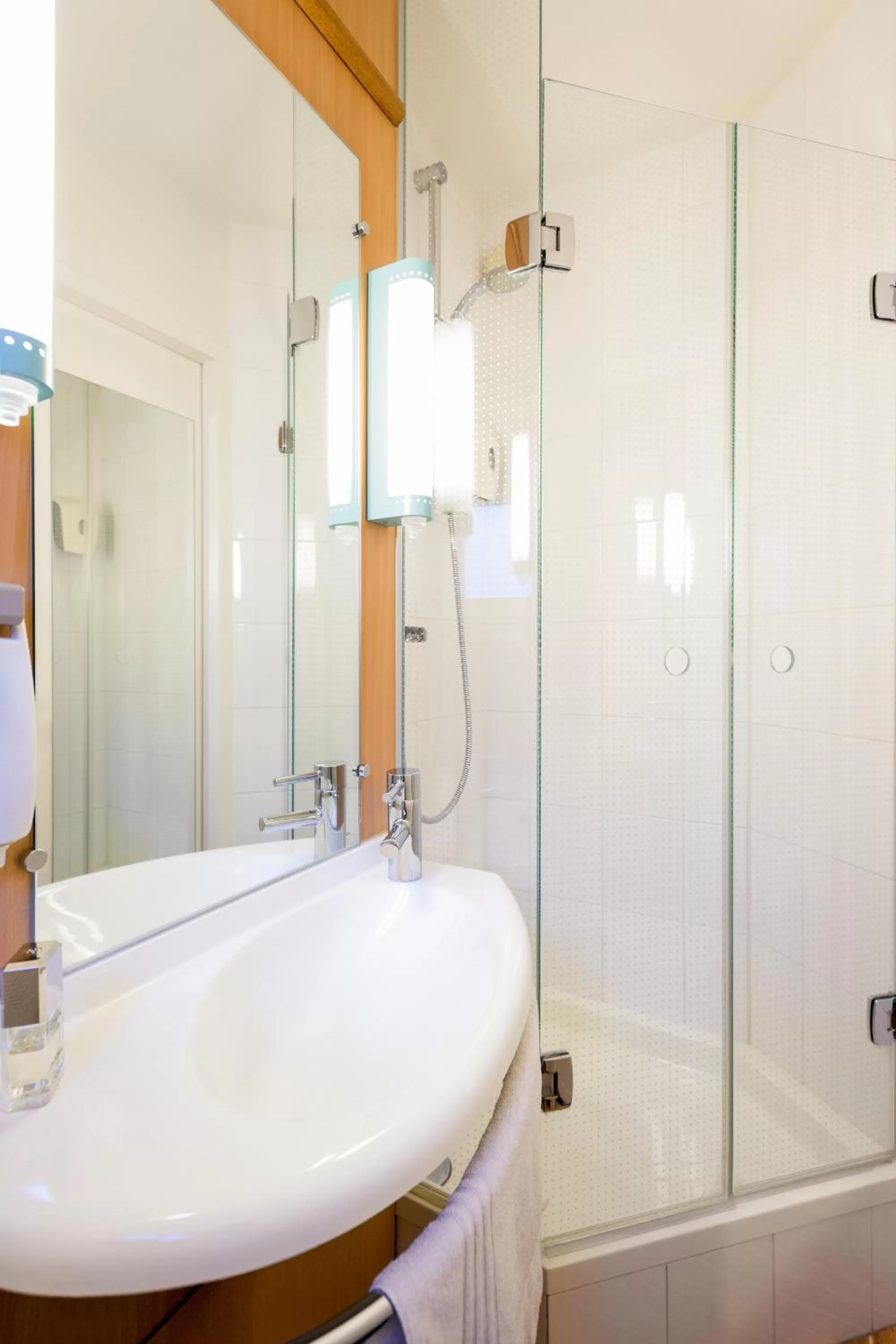 Shower in ibis Marseille Centre Gare Saint Charles