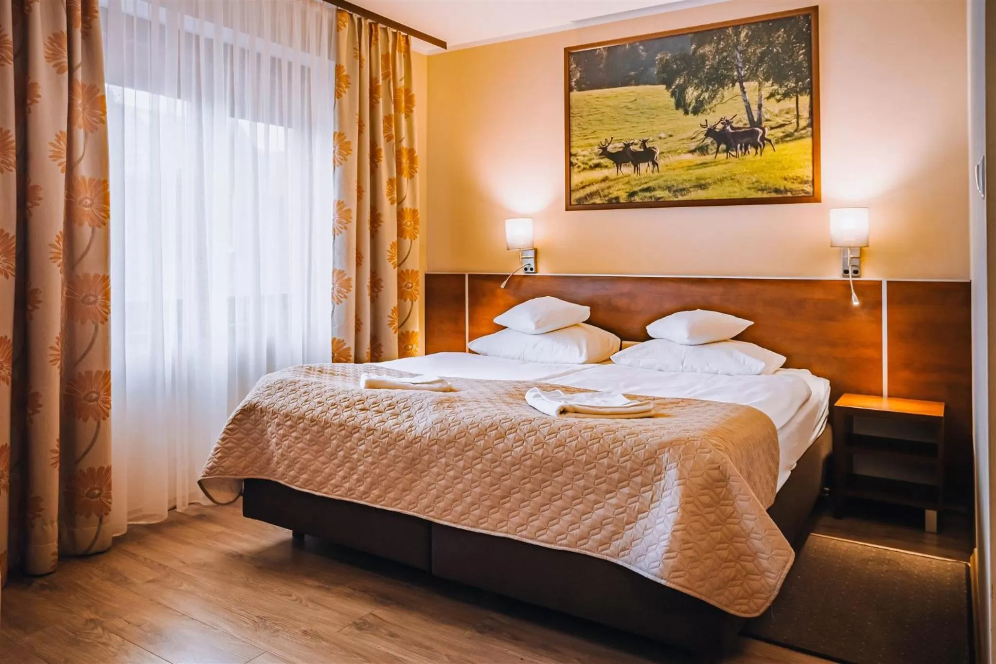 Bed in Villa Skomanda