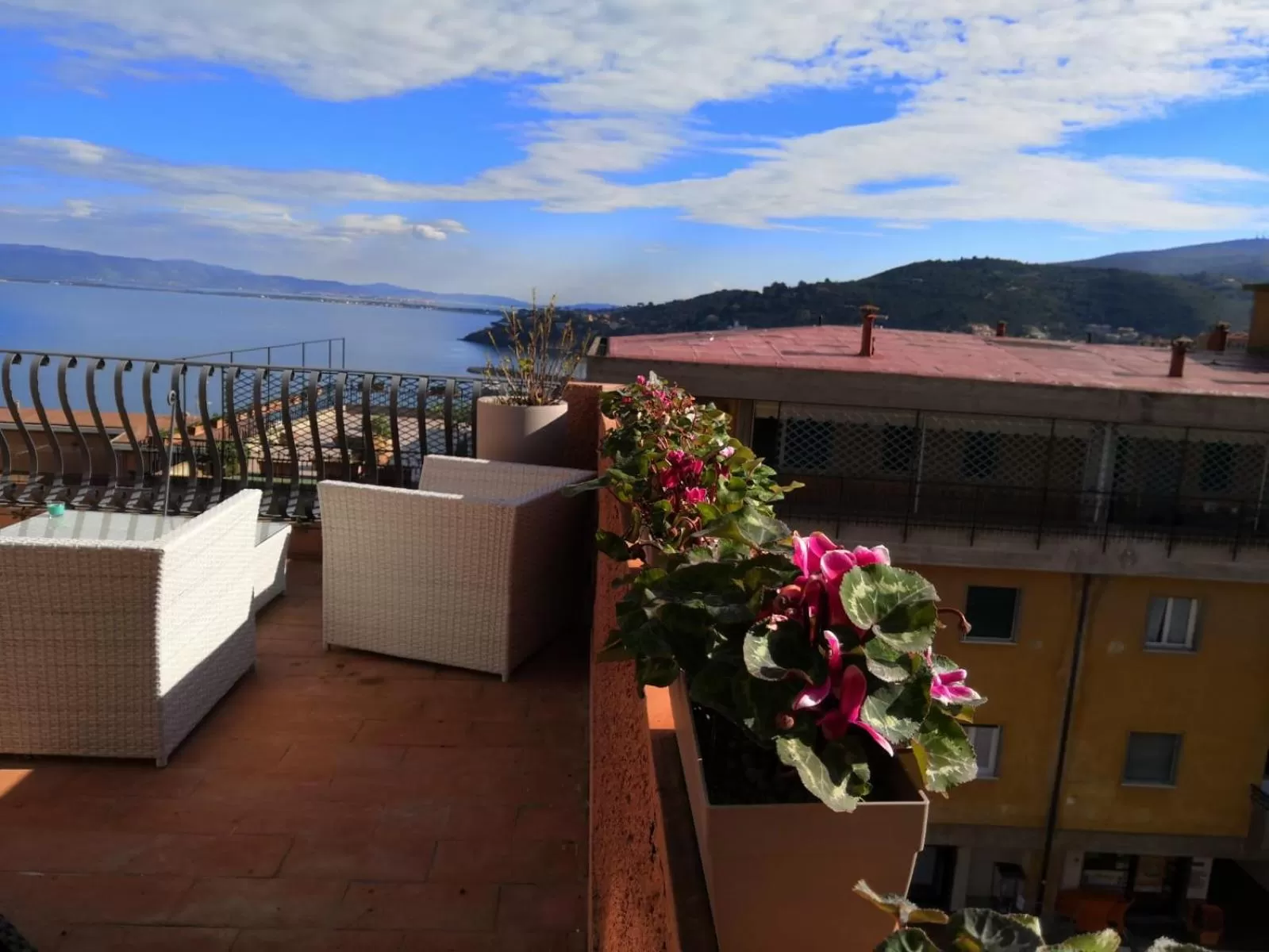 Balcony/Terrace in Bike&Boat Argentario Hotel