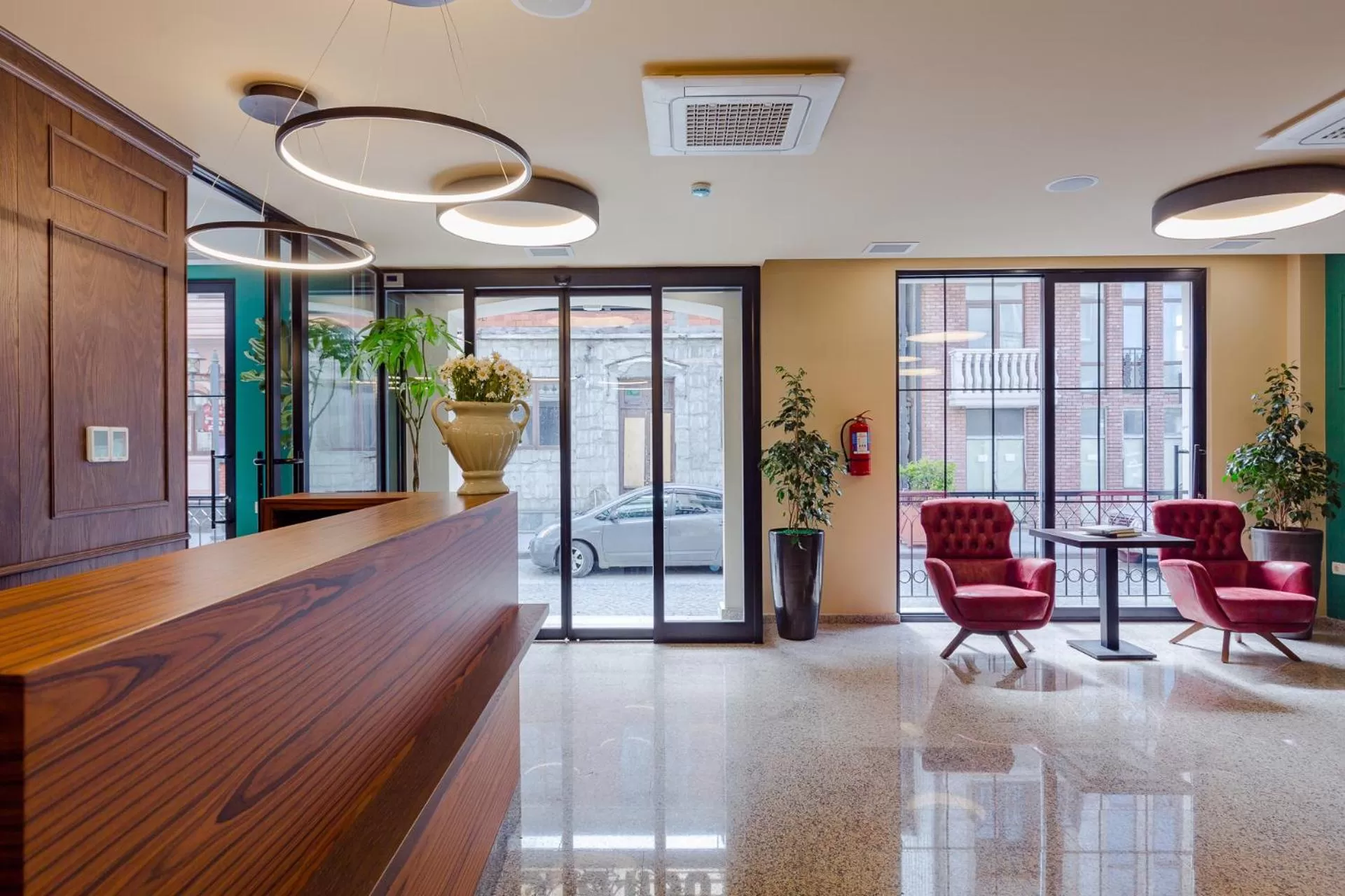 Communal lounge/ TV room, Lobby/Reception in HOTEL BLOOM