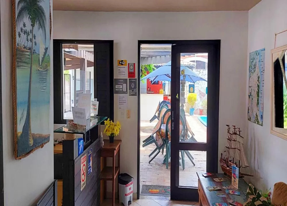 Lobby or reception in Pousada Beija Flor