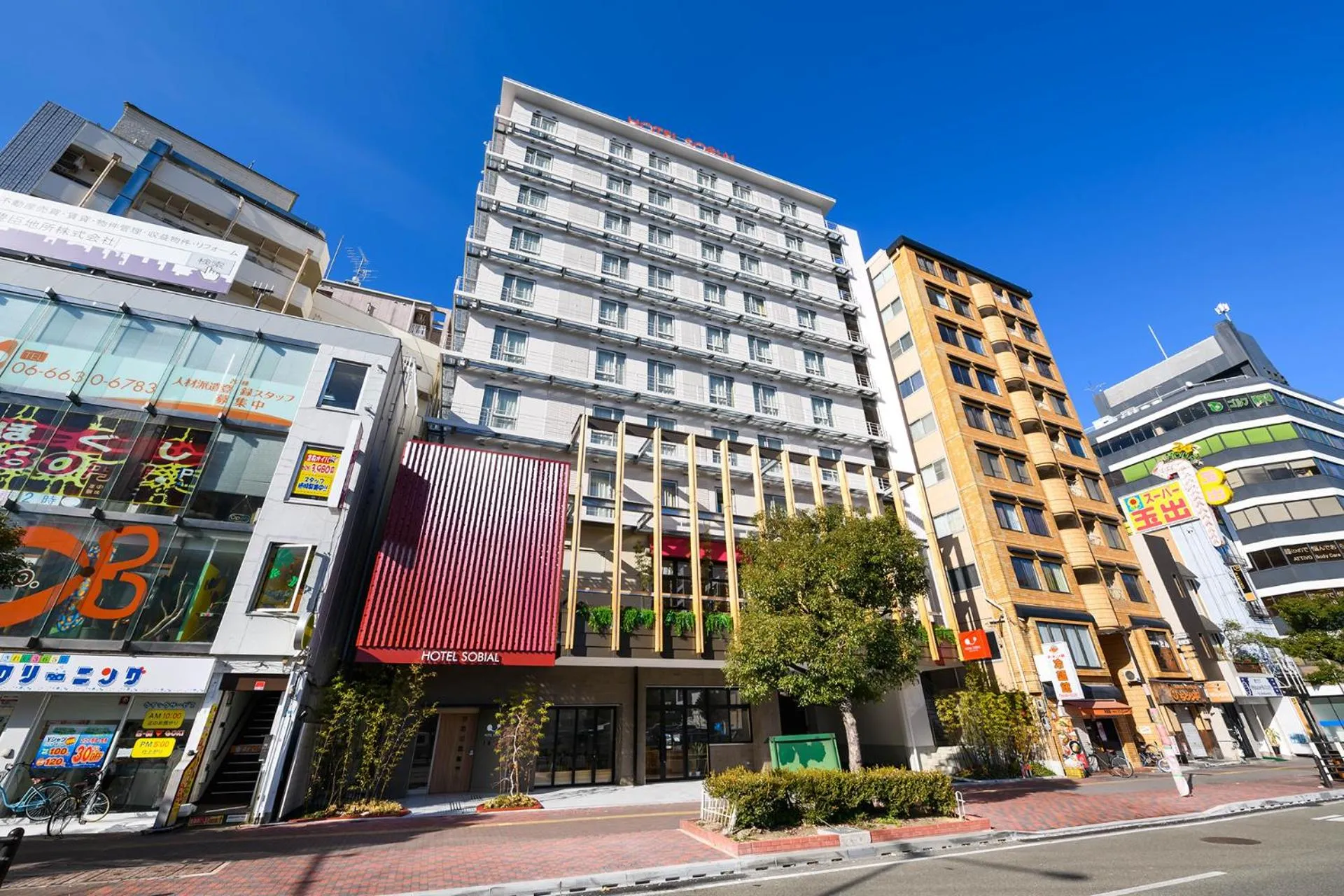 Property building in Hotel Sobial Namba Daikokucho