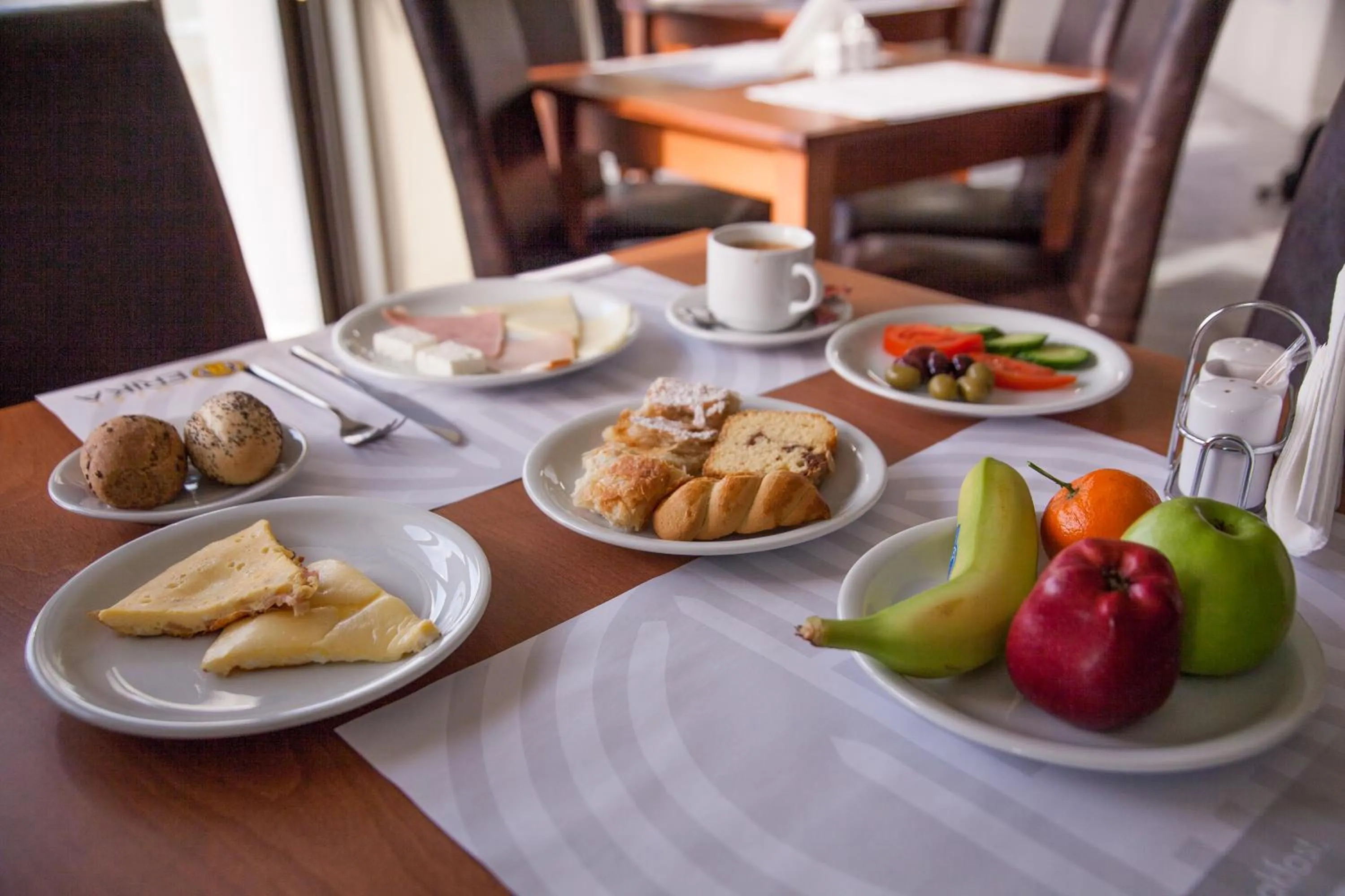 Food and drinks in Hotel Erika