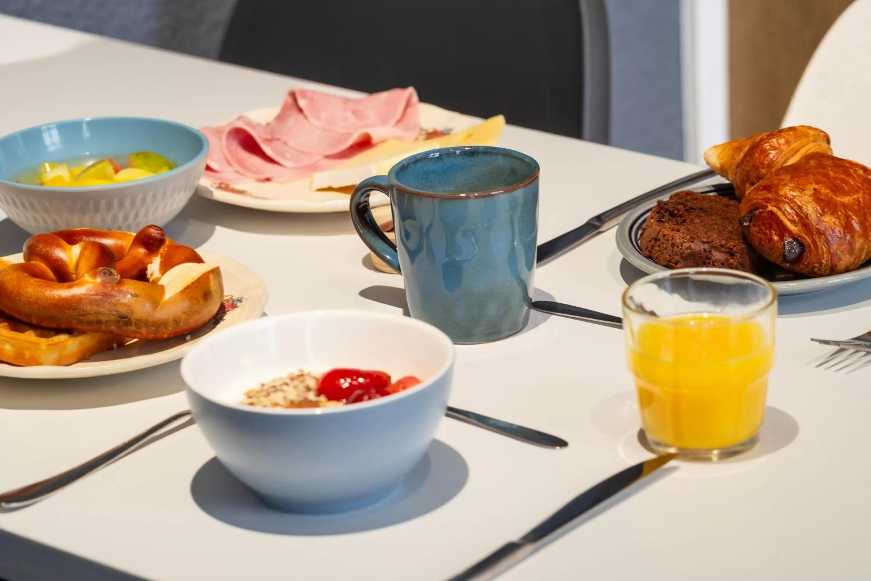 Breakfast in Ibis Budget Strasbourg Centre Gare