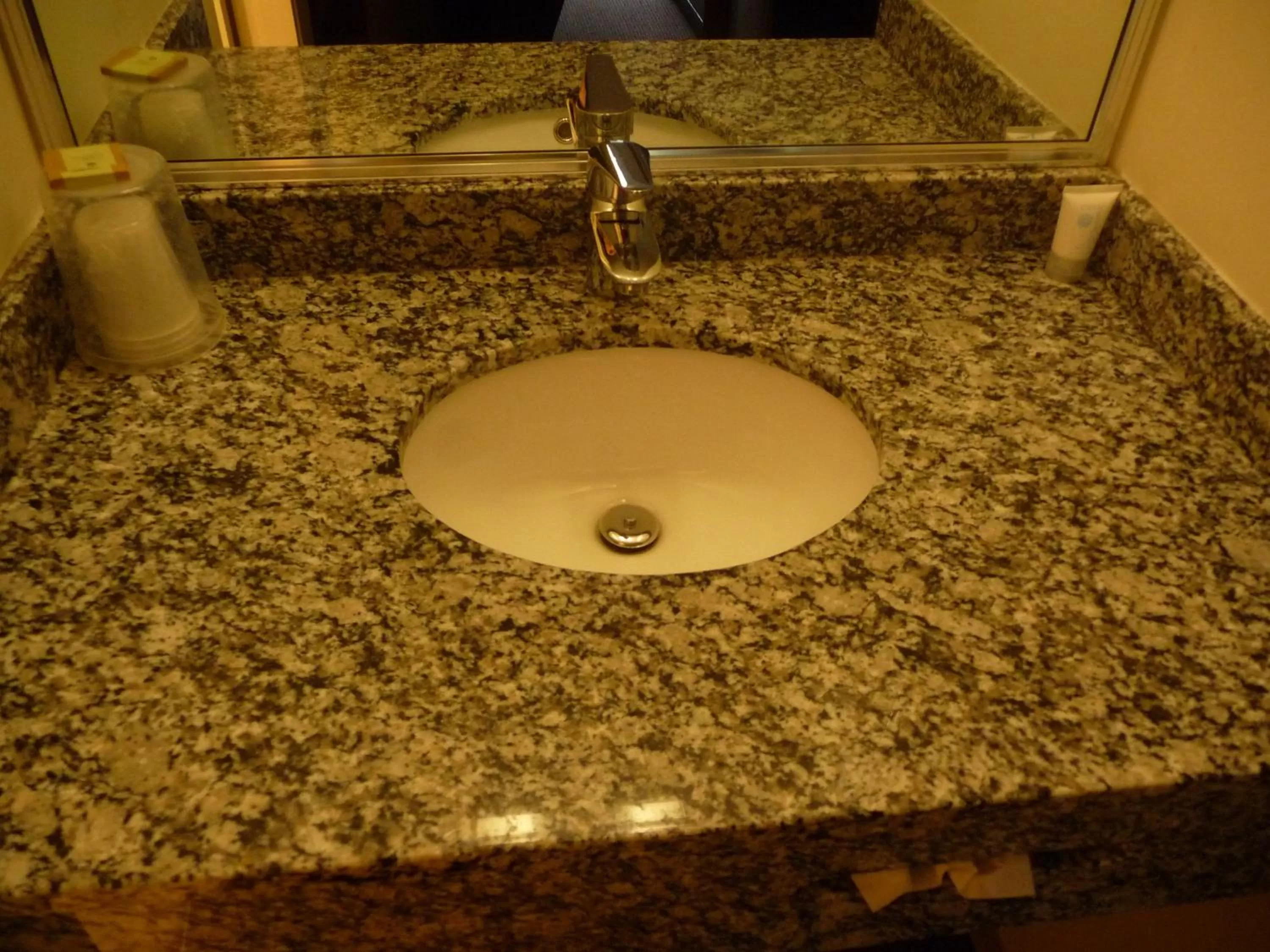 Bathroom in Super 8 by Wyndham Kamloops East