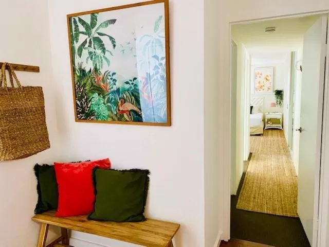 Seating area in BeachView Apartments at Villa Paradiso