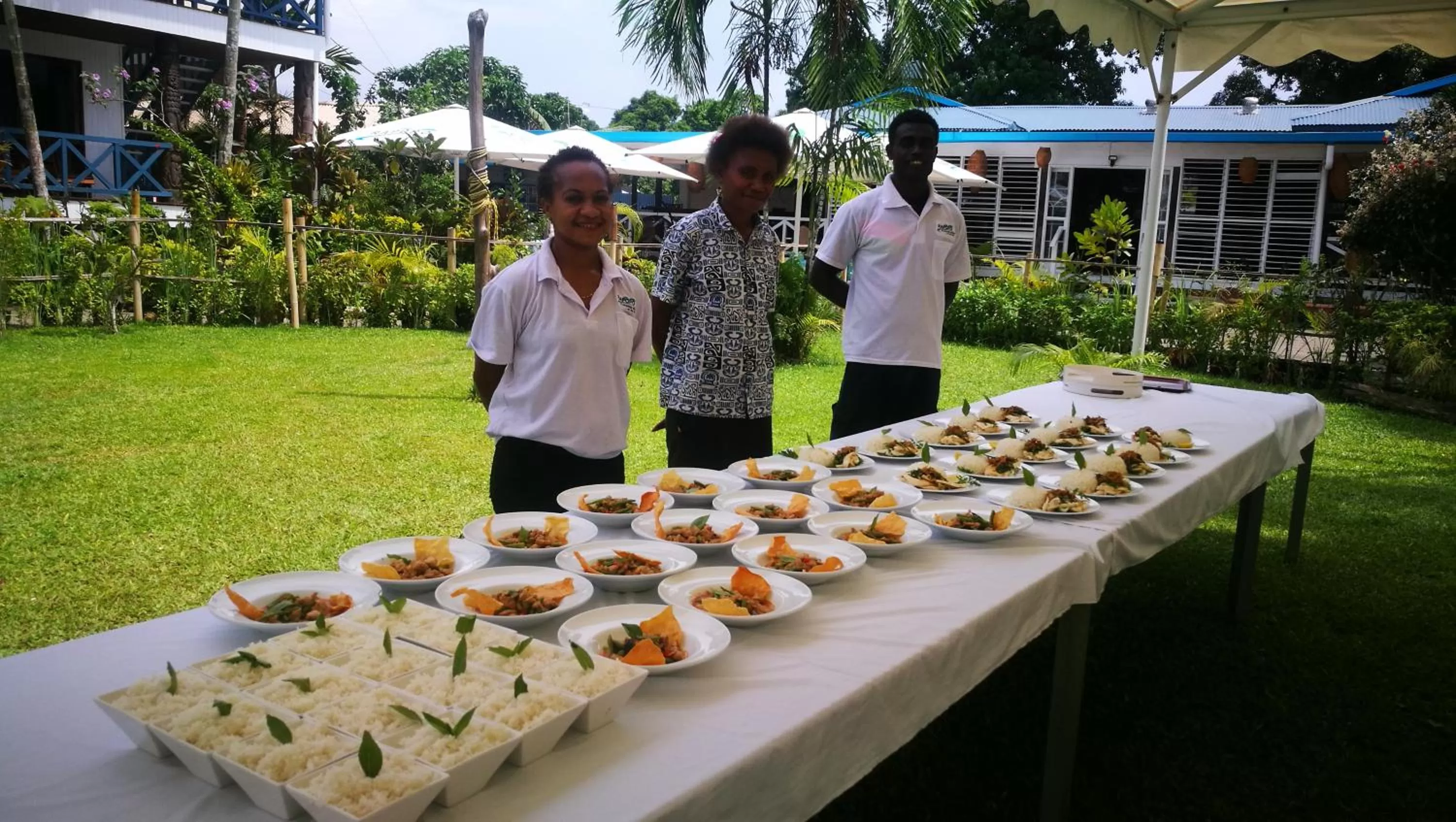 Food in Rapopo Plantation Resort