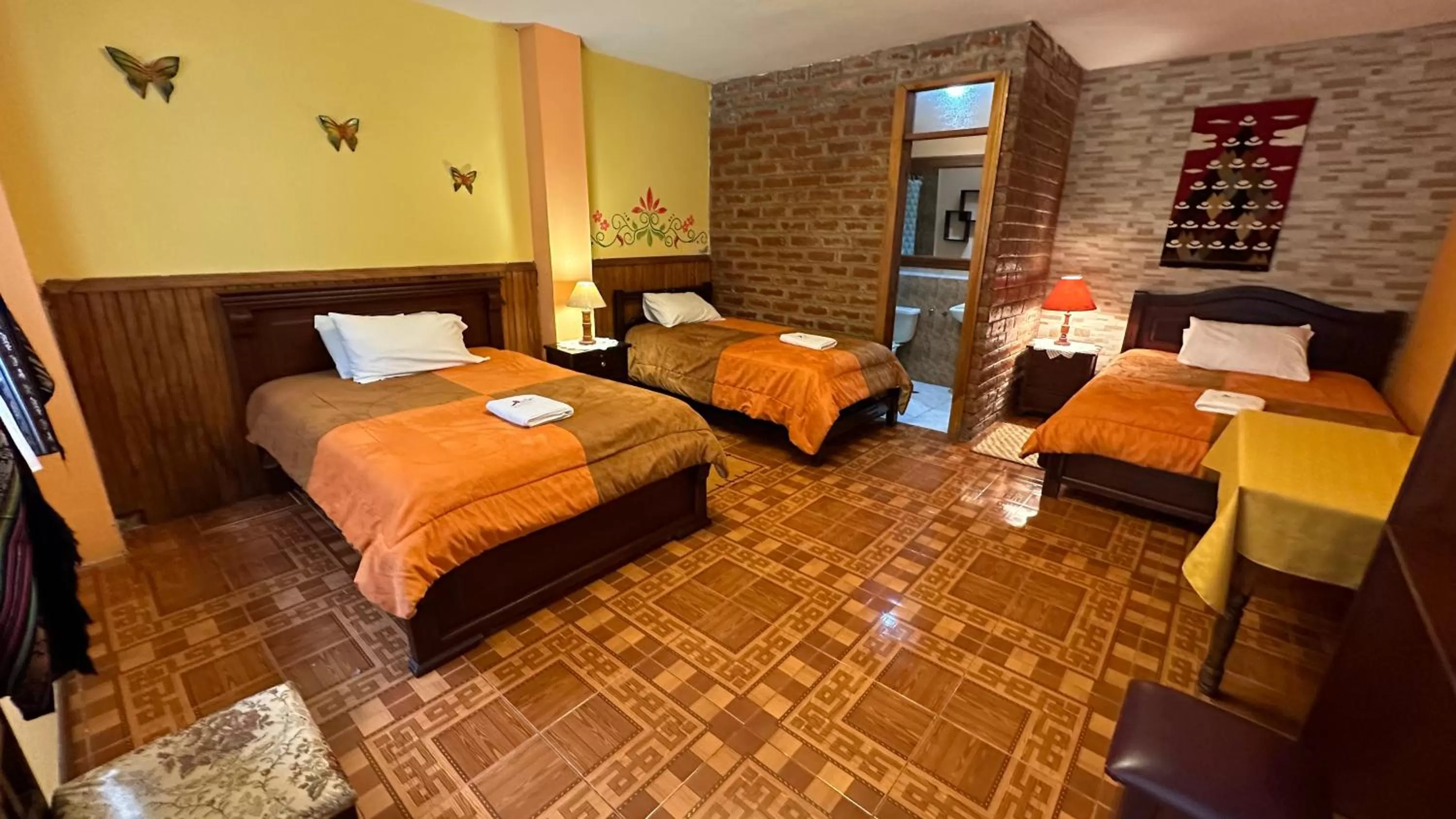 Bed in Hotel Donde Ivan