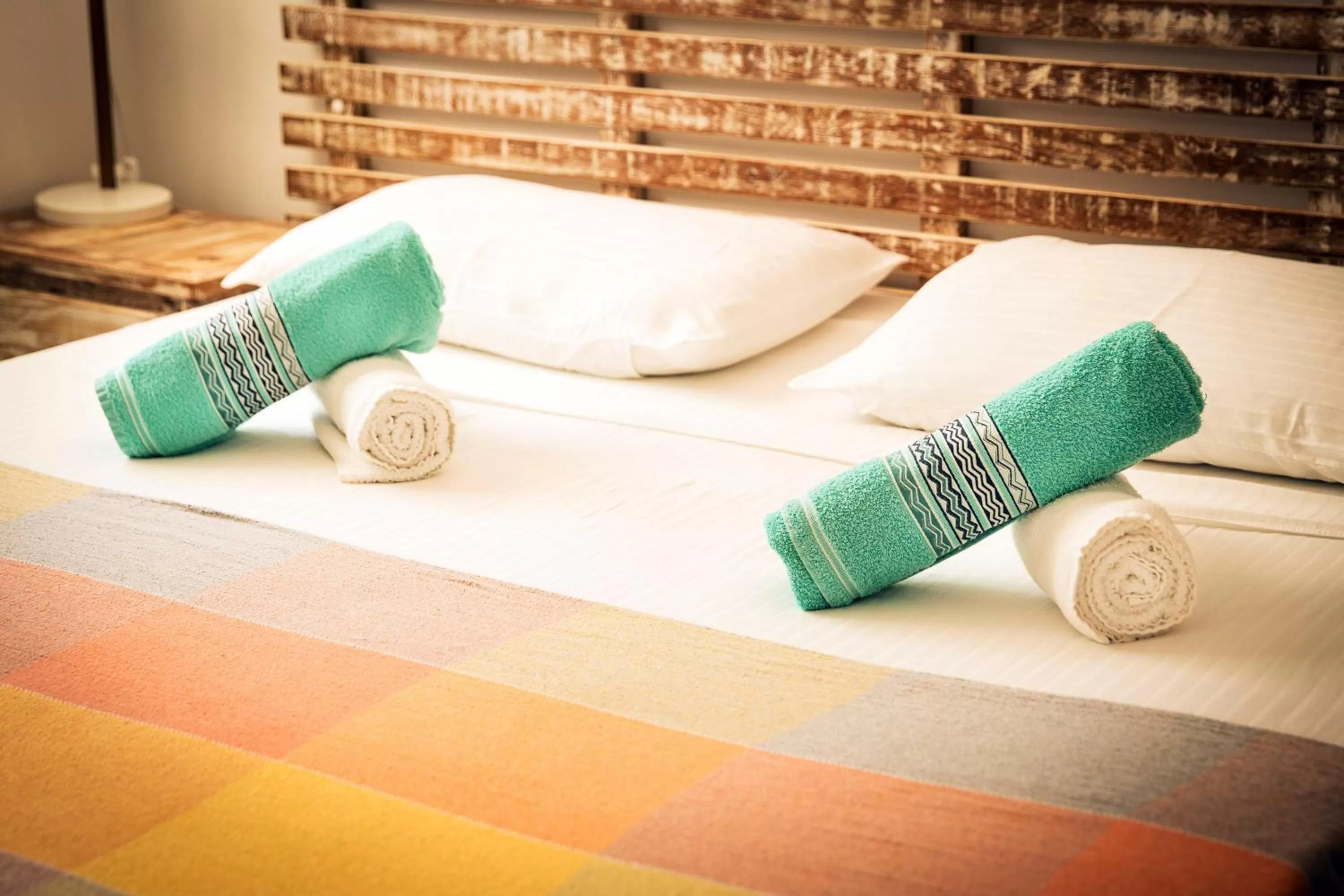 Bed in Manga Verde Beach Residence