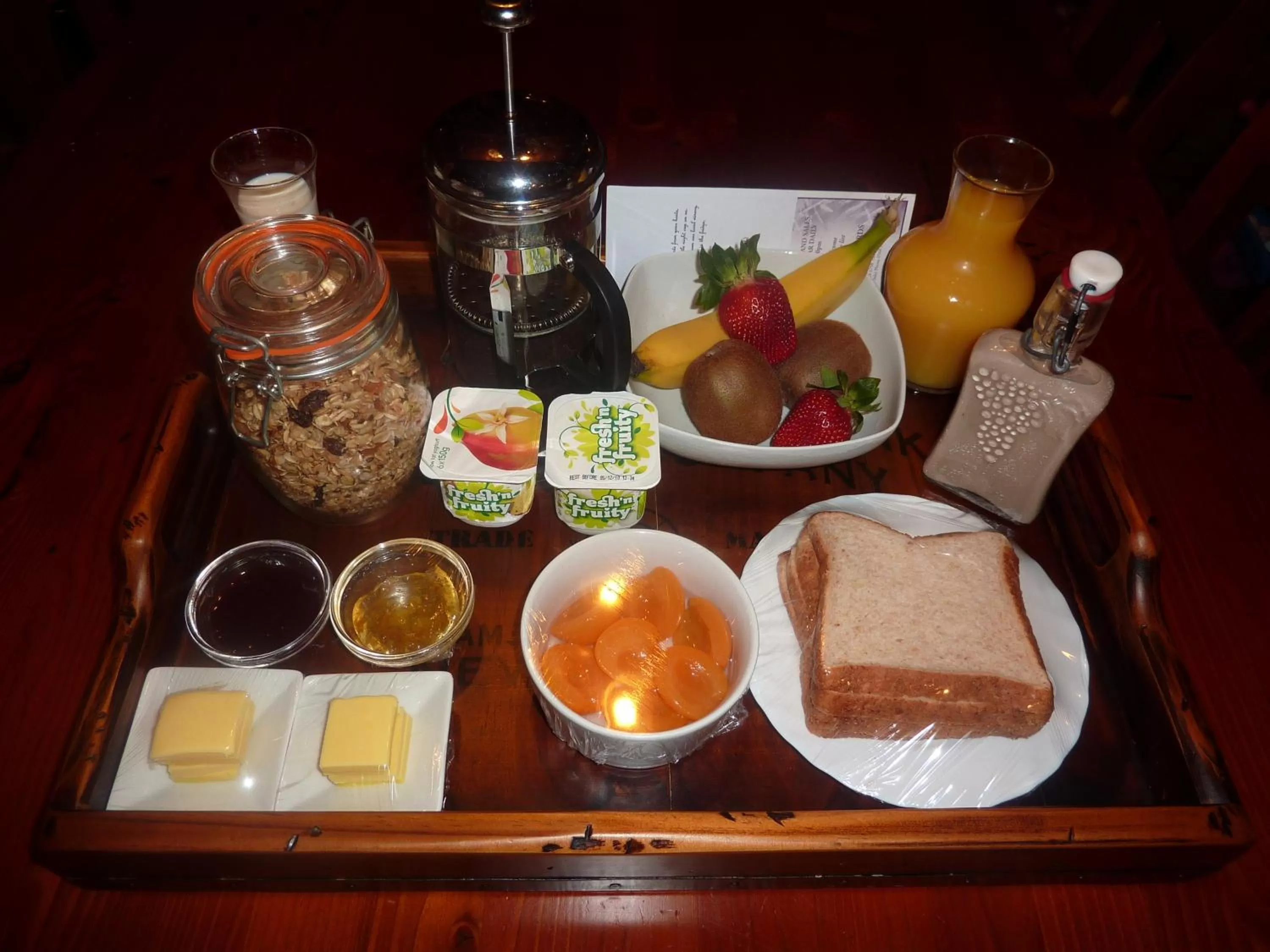 Food close-up in Grafton Cottage & Chalets