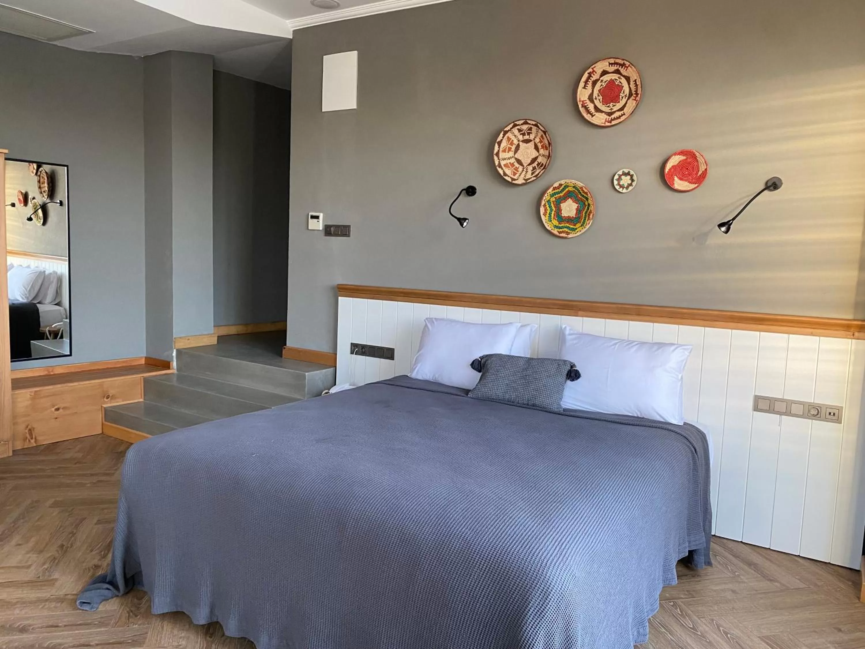 Bed in Istanbul Old City Colorful Houses Balat PETRION Hotel