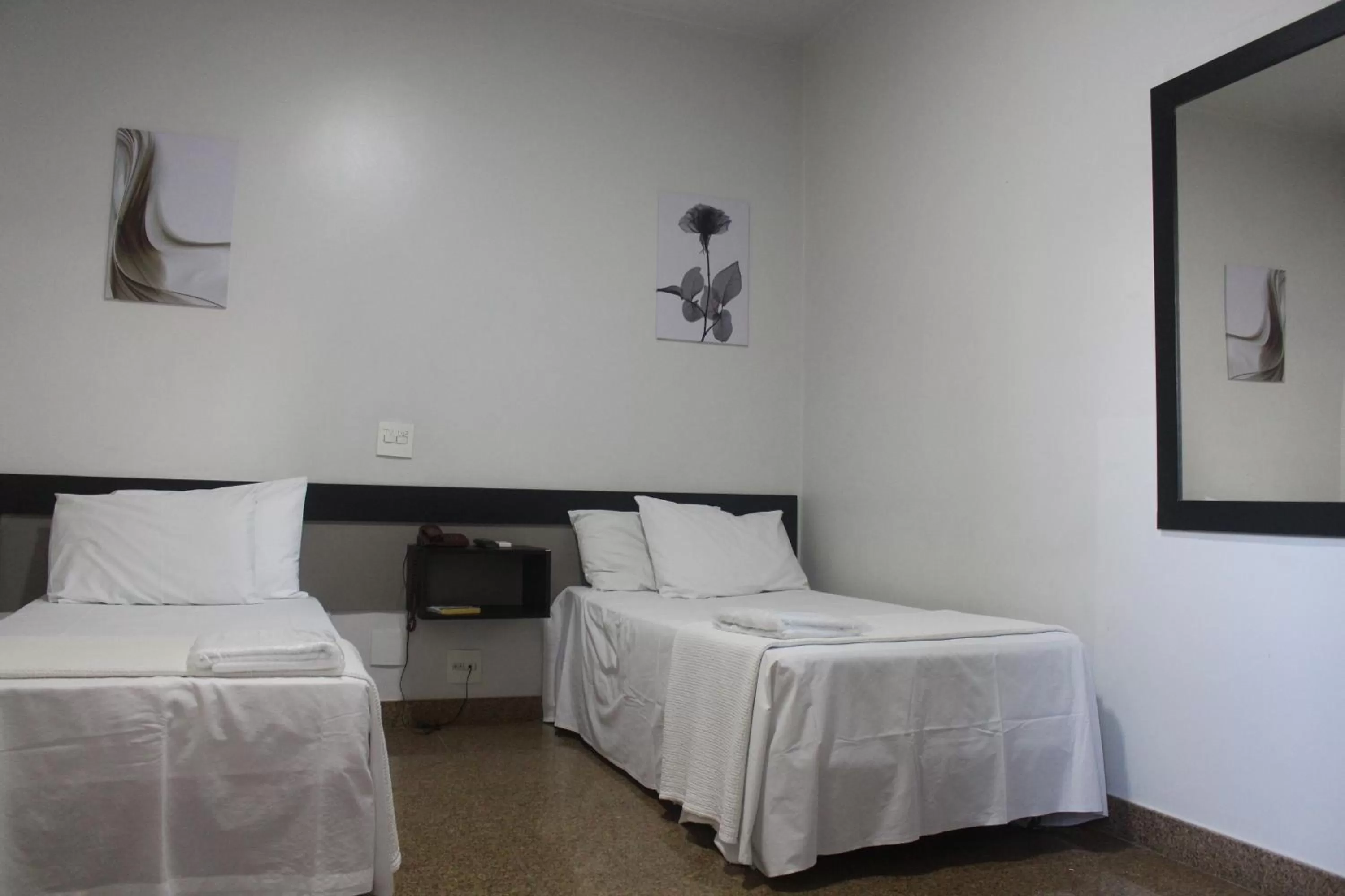 Bed in Hotel Oscar Blue Montes Claros