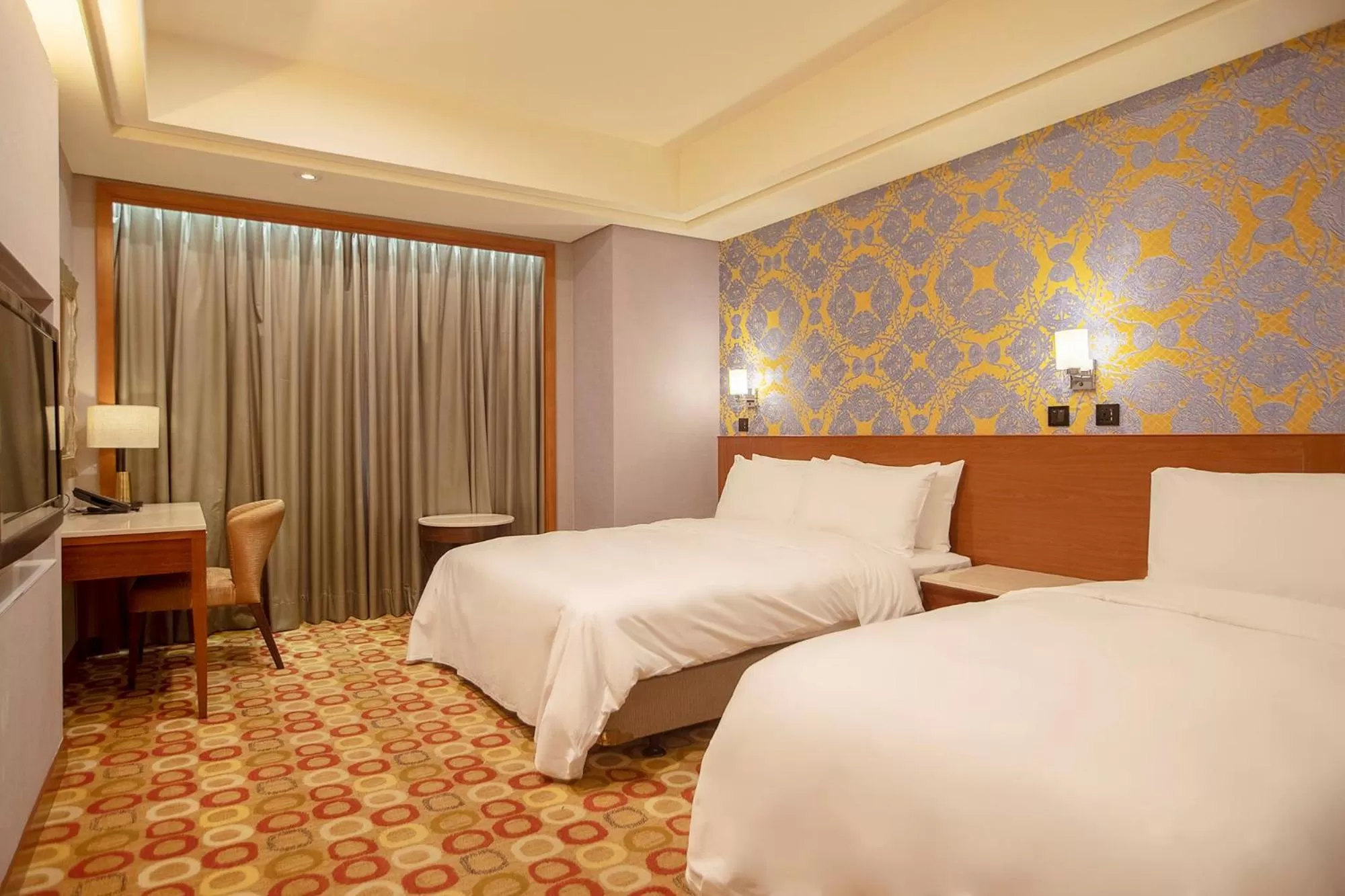 Bed in Hej Taipei Arena Hotel