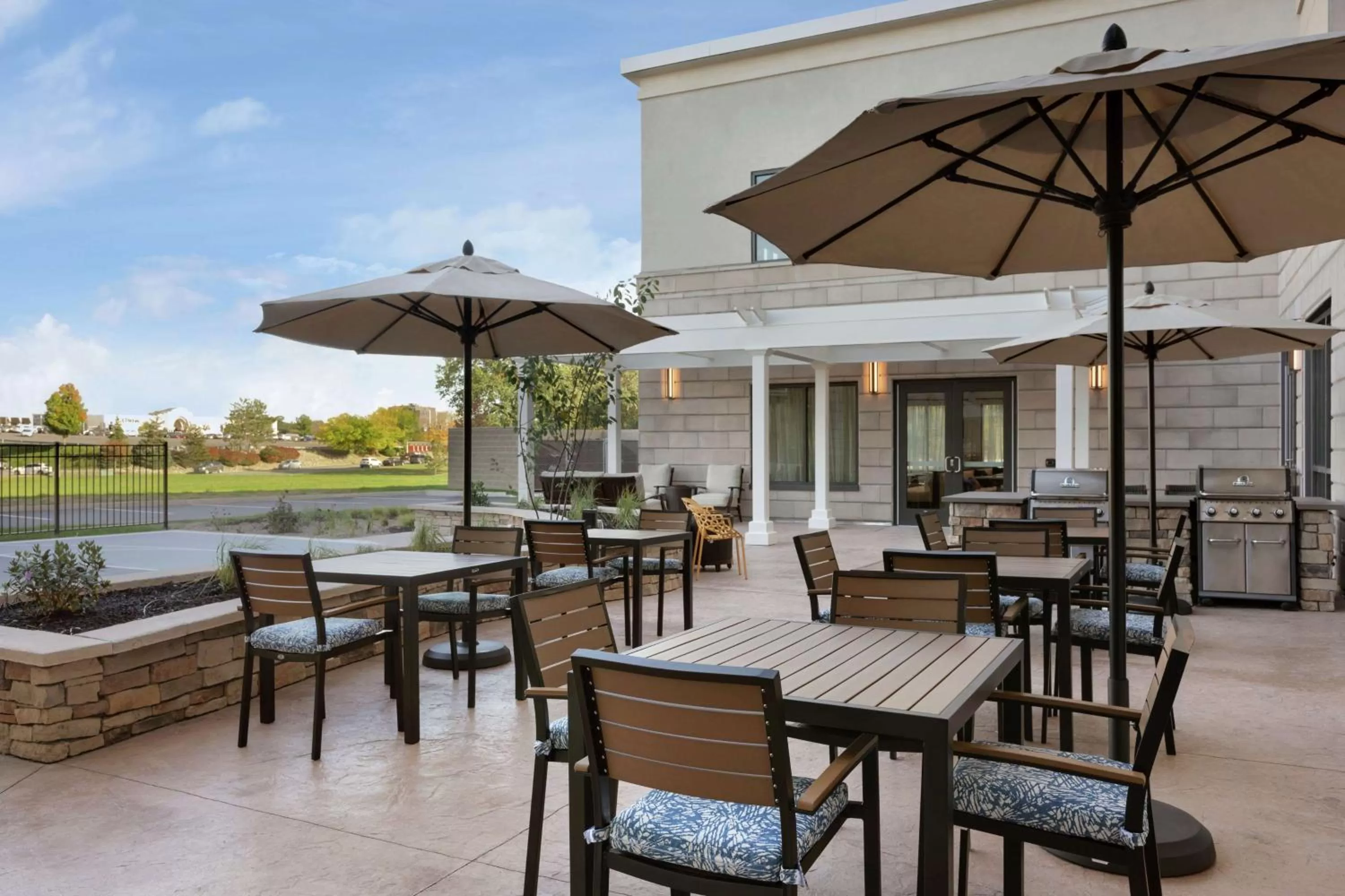 Patio in Homewood Suites by Hilton Albany Crossgates Mall