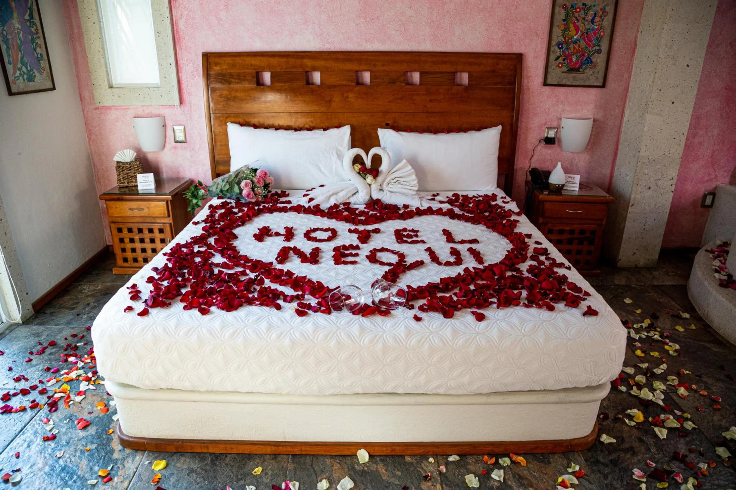 Bed in Nequi Hotel Boutique