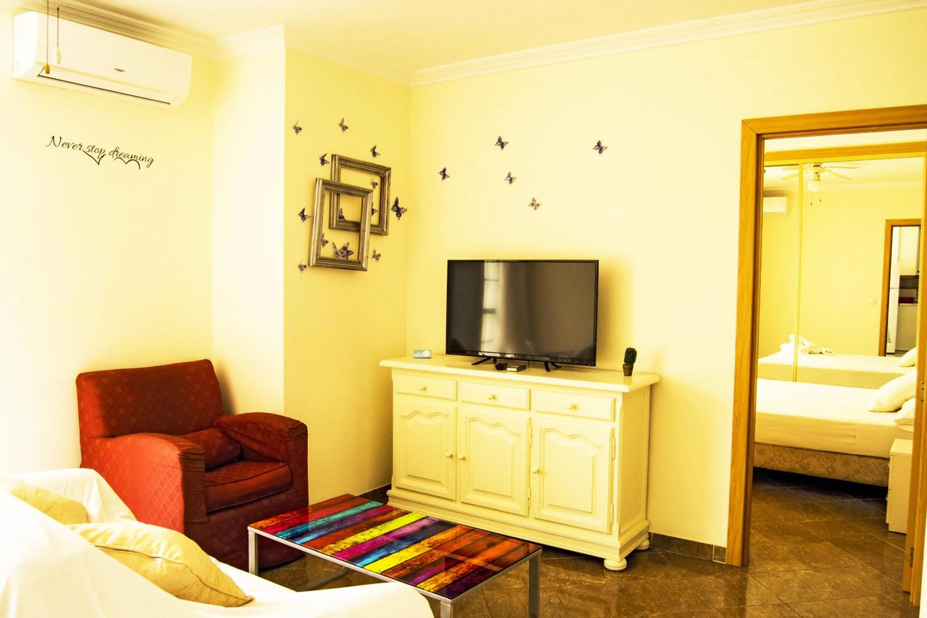 Living room in Roquetas Beach and Playa Serena Golf Village