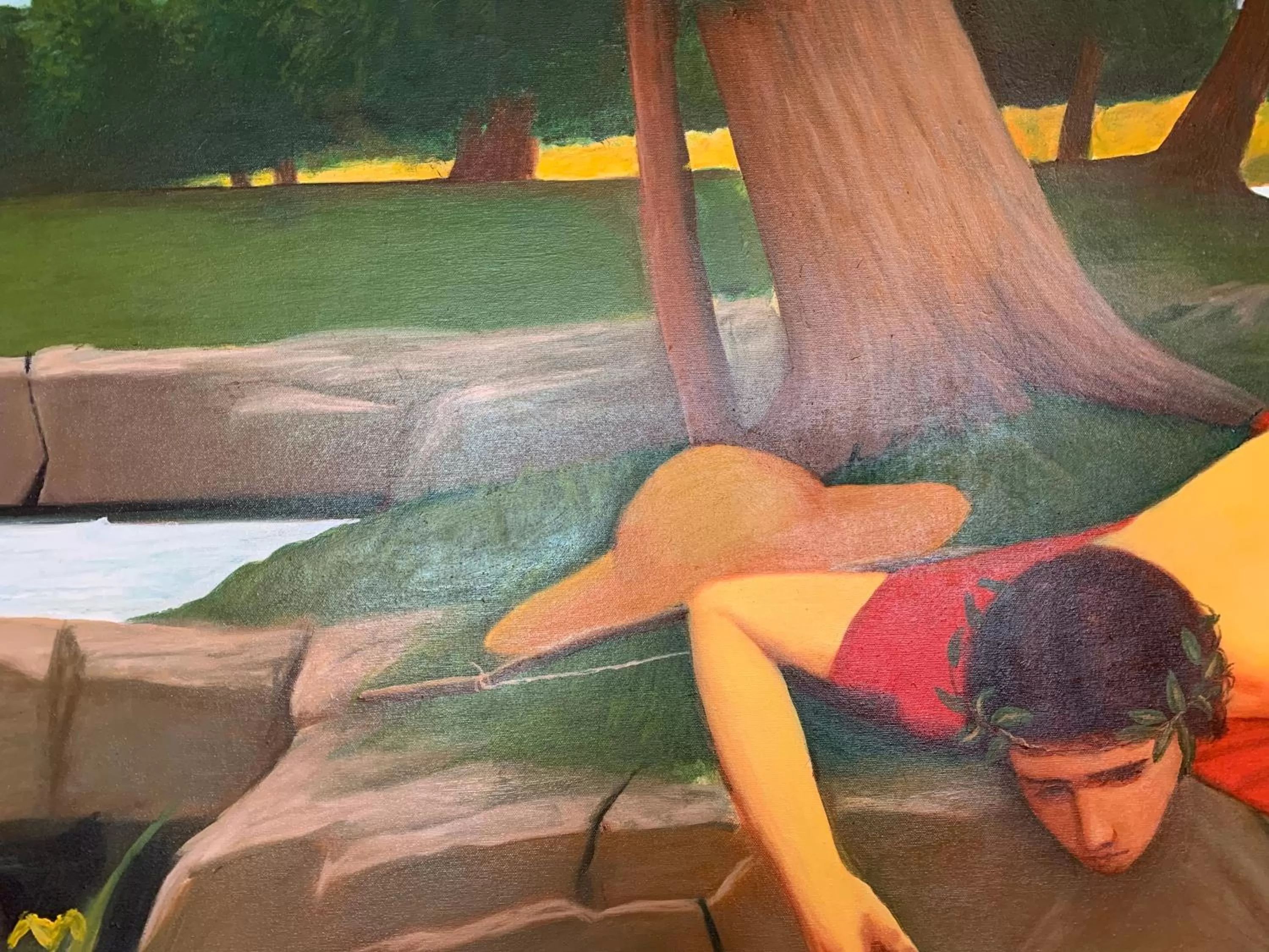 Decorative detail in Hotel Rosa Blu