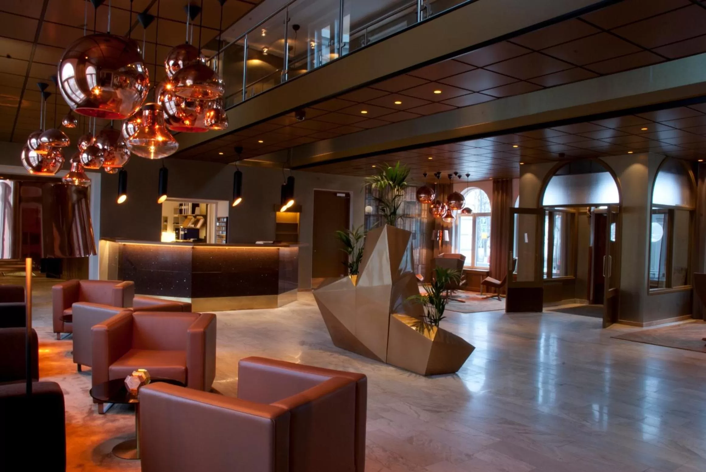 Lobby or reception in Quality Hotel Statt