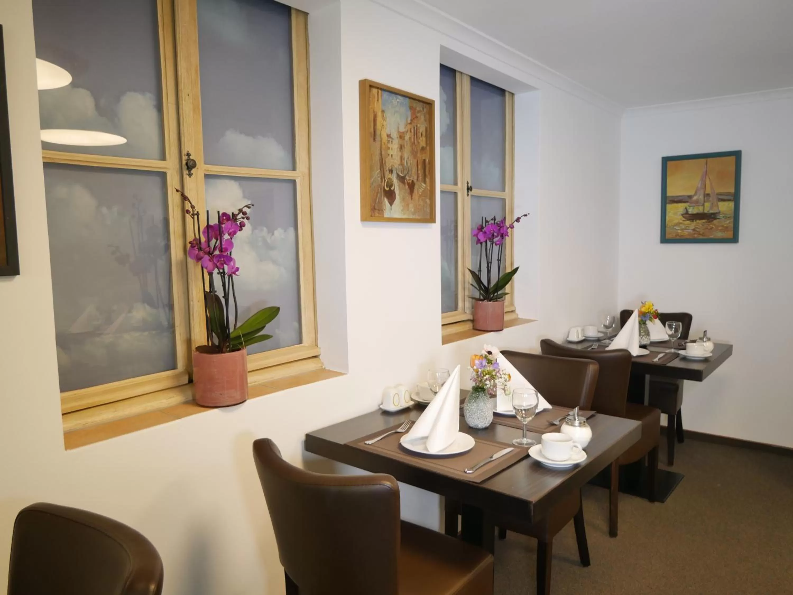 Dining area in Pension Helma