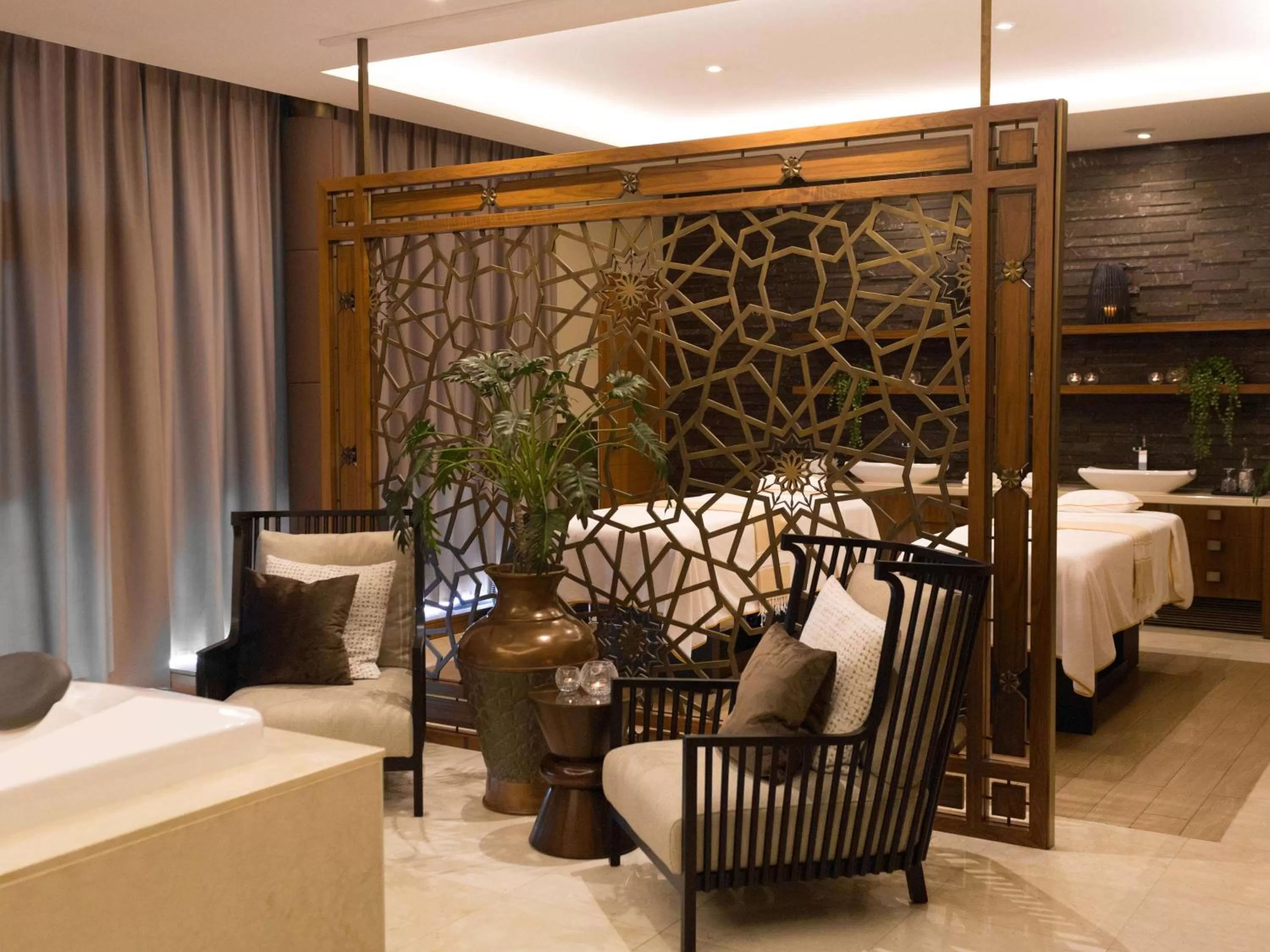 Spa and wellness centre/facilities, Seating Area in Fairmont Grand Hotel Geneva