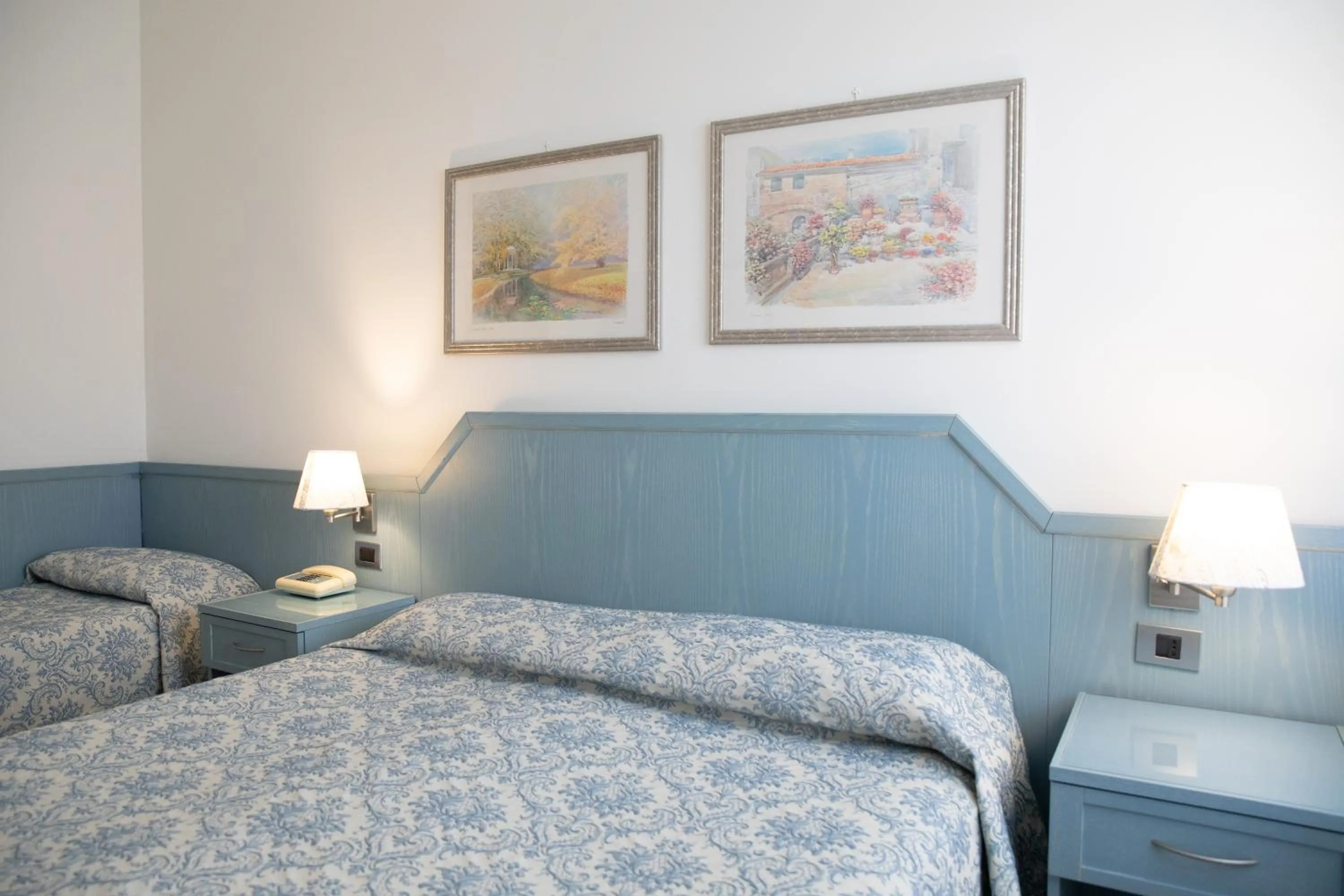 Bed in Hotel Ariston