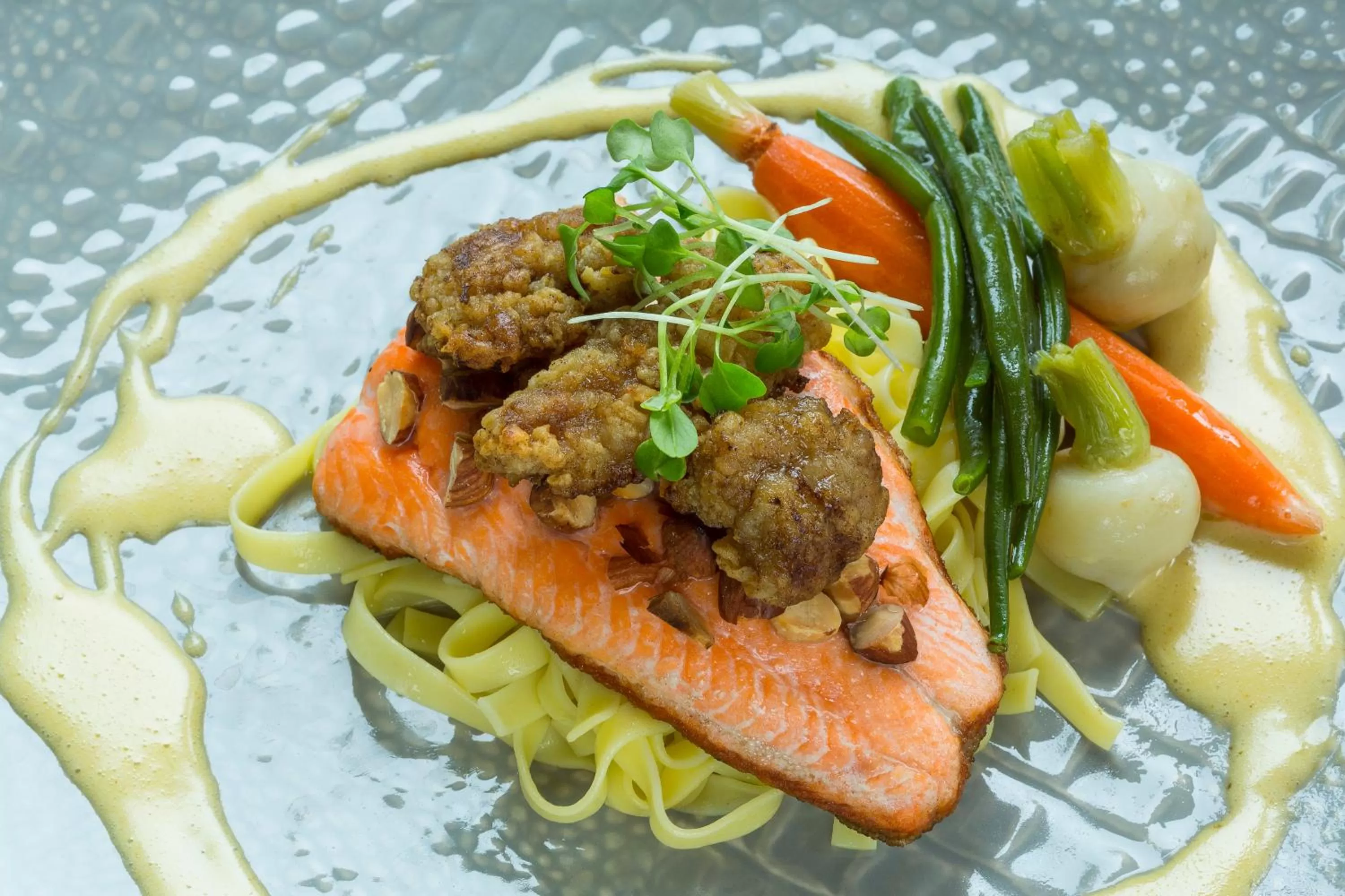 Food close-up in Chez Truchon Bistro-Auberge