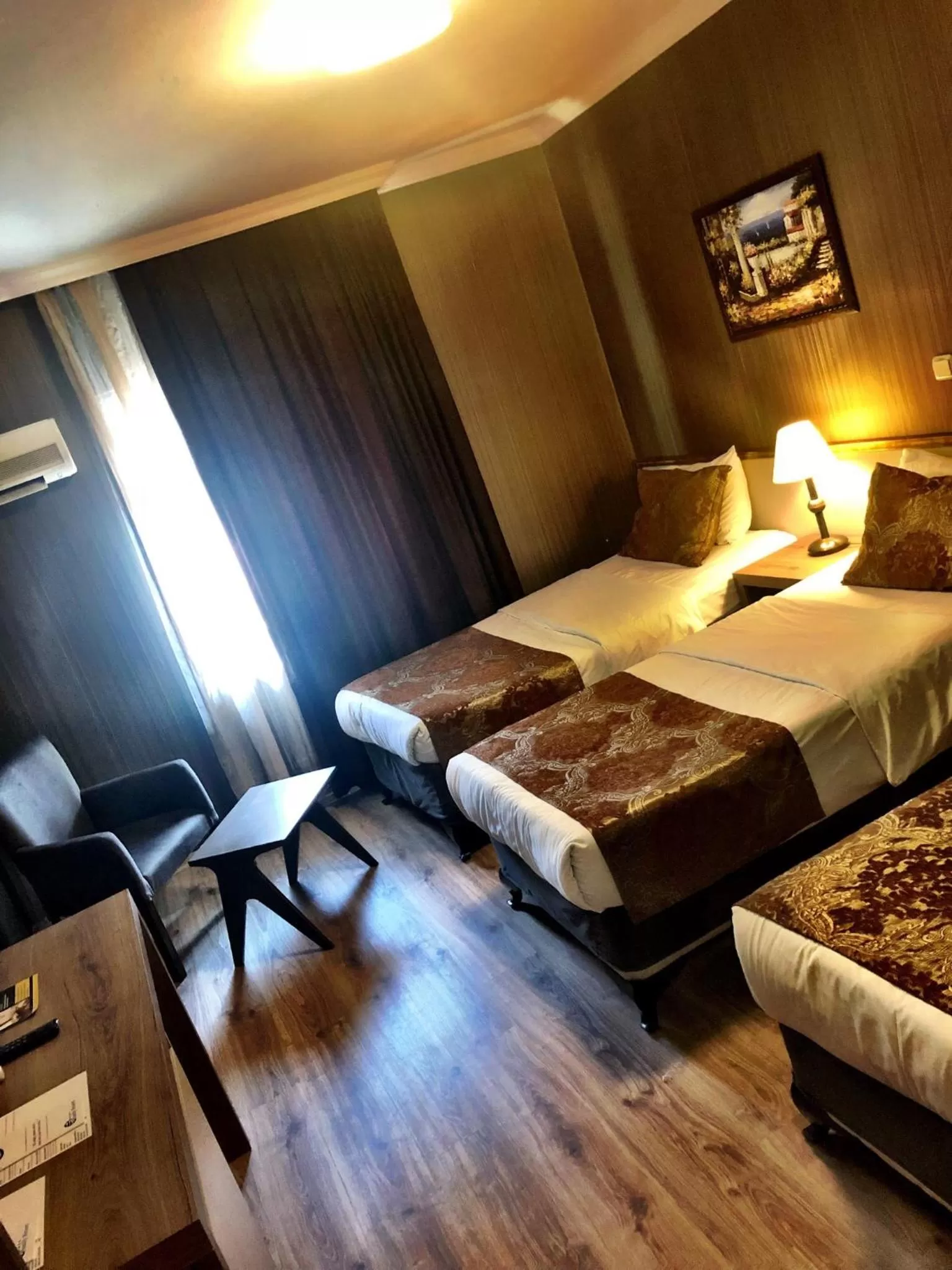 Bed in Family Resort Hotel