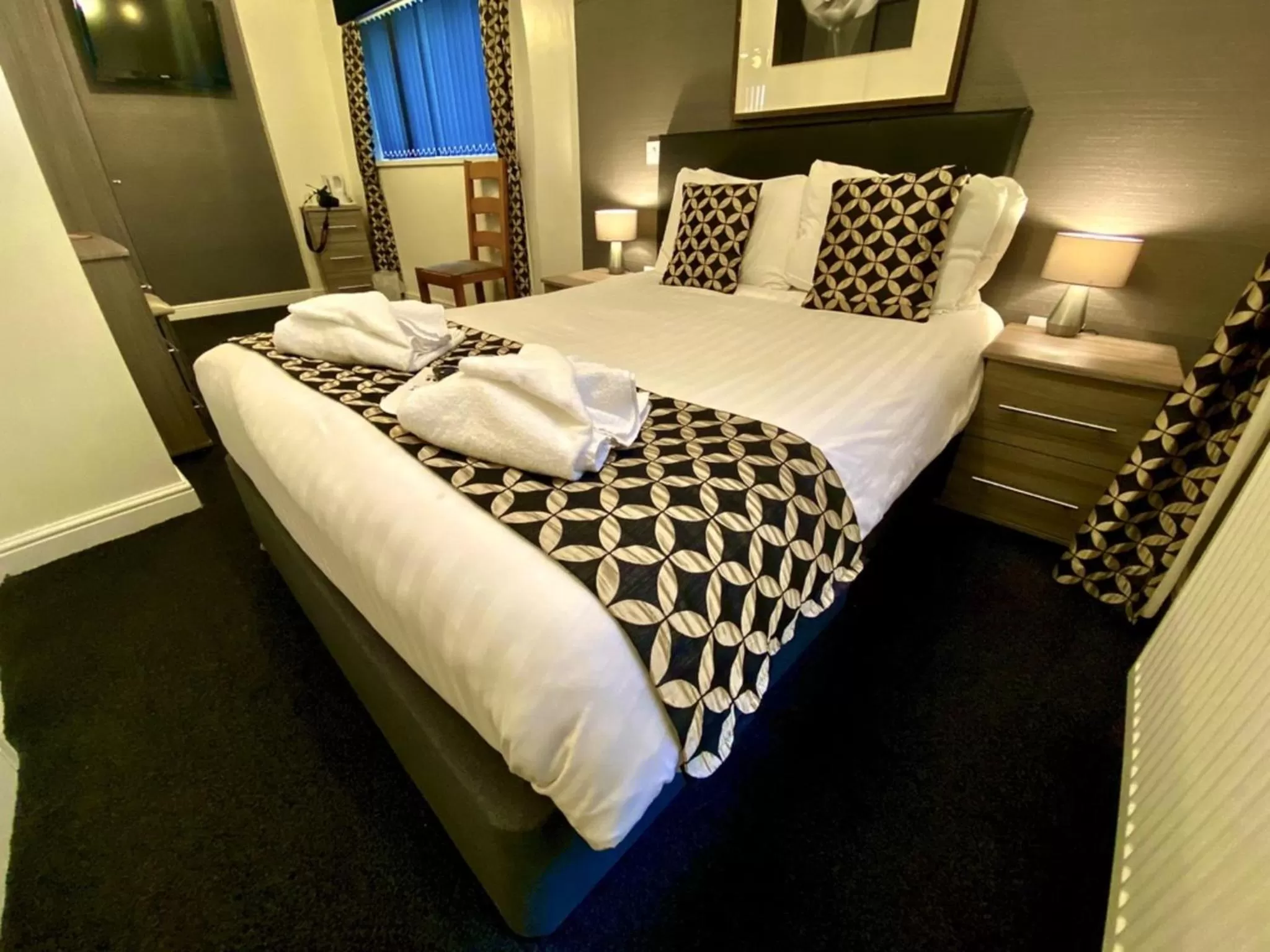 Bed in Royal Seabank Hotel