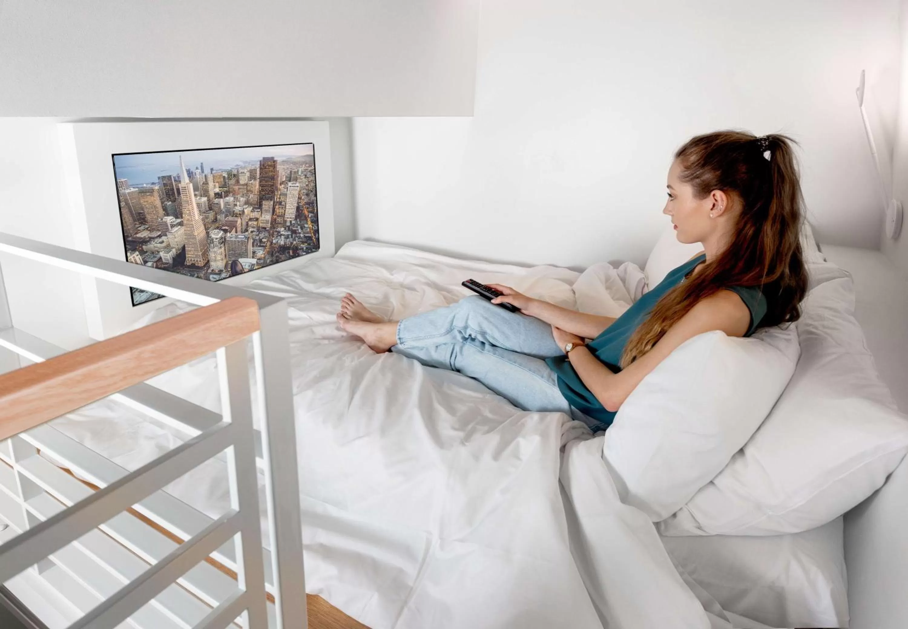 Bedroom in Yotel San Francisco