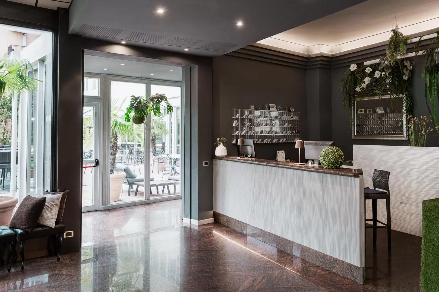 Lobby or reception in Hotel San Marco Fitness Pool & Spa