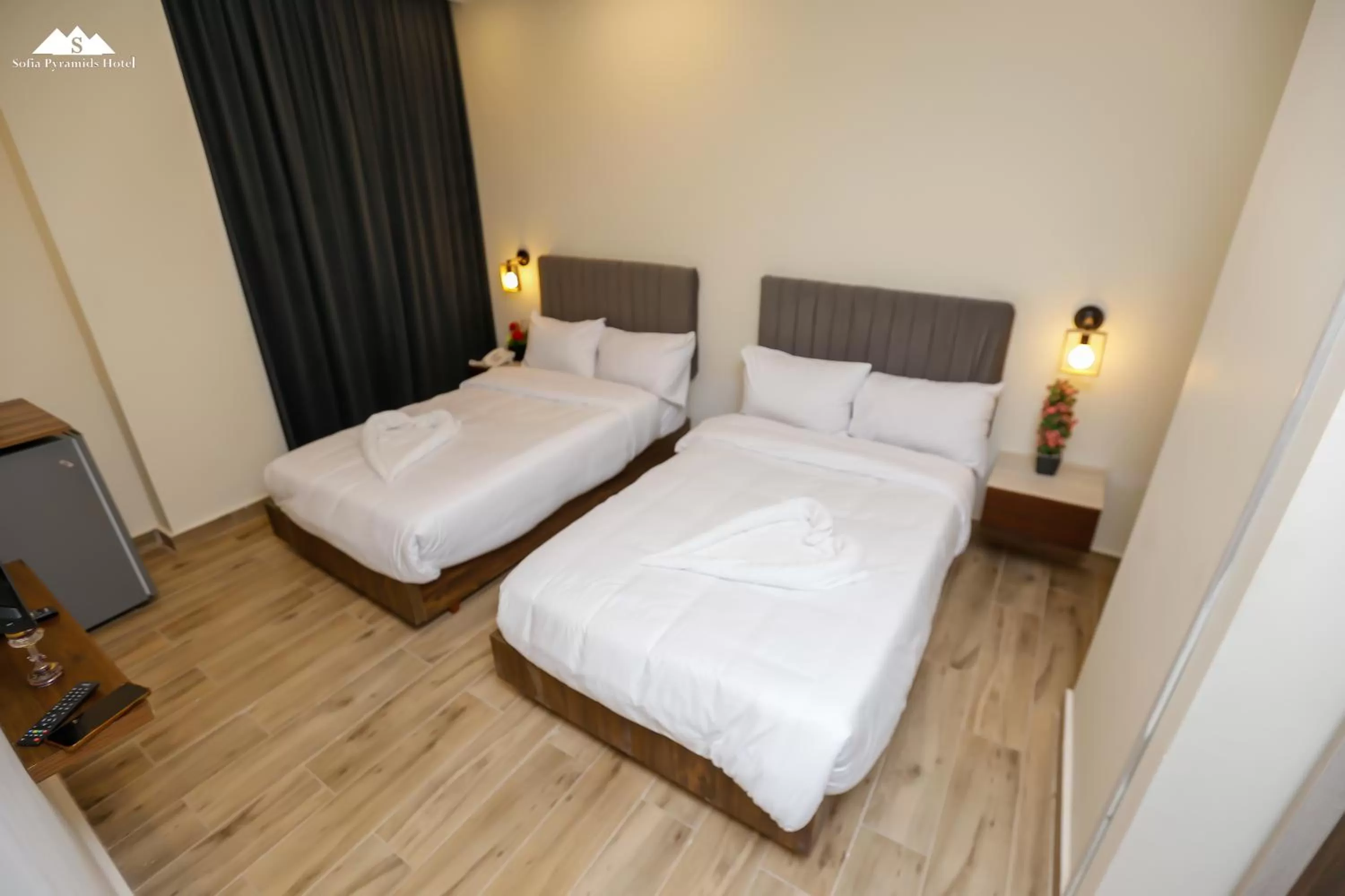 Bed in Sofia Pyramids Hotel