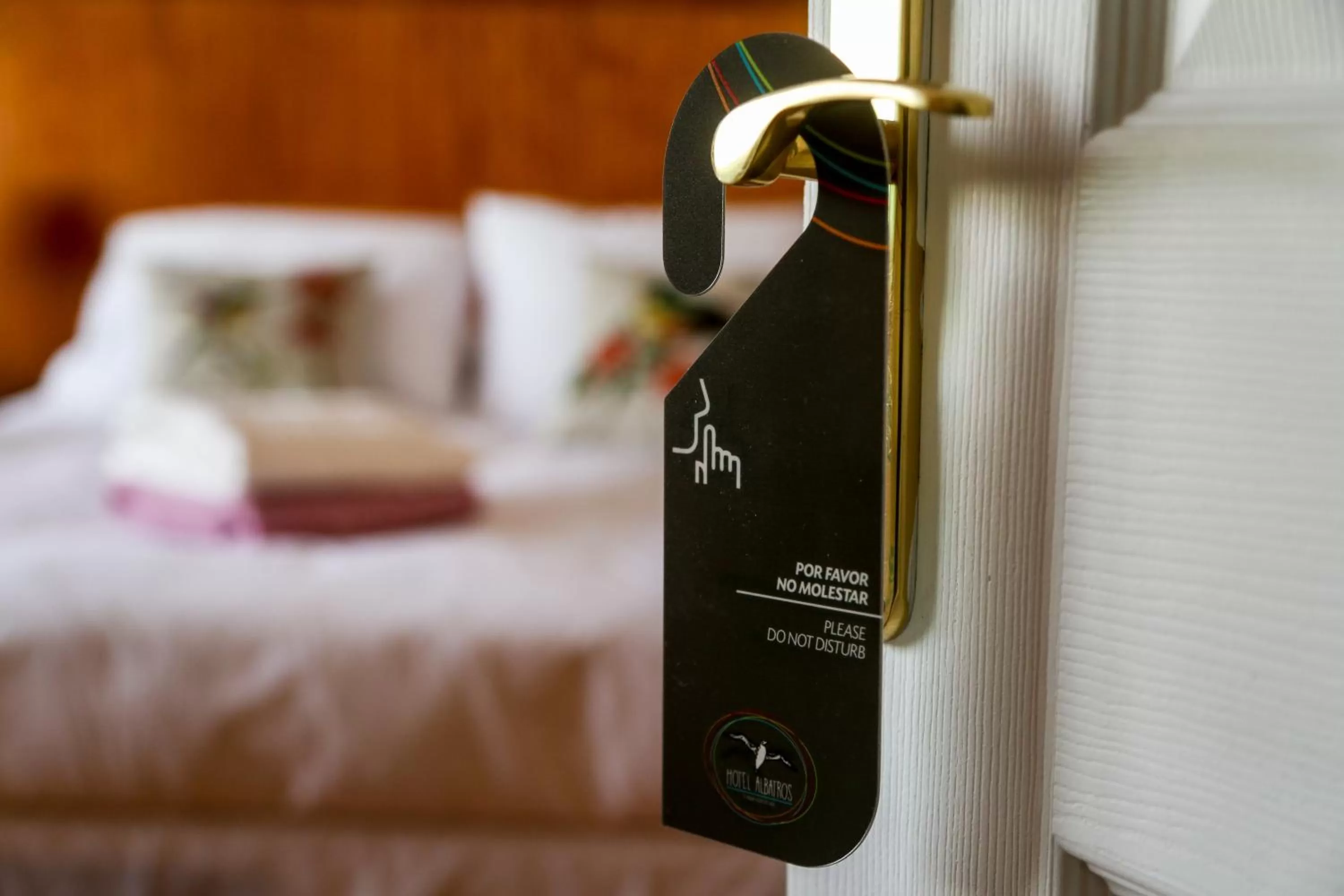 Bed in Hotel Albatros