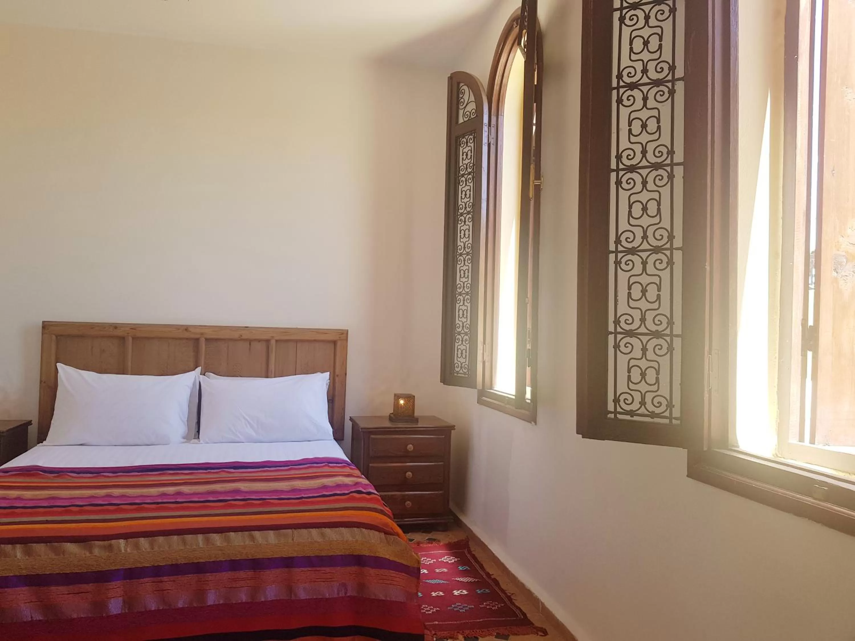 Bed in Riad Inspira