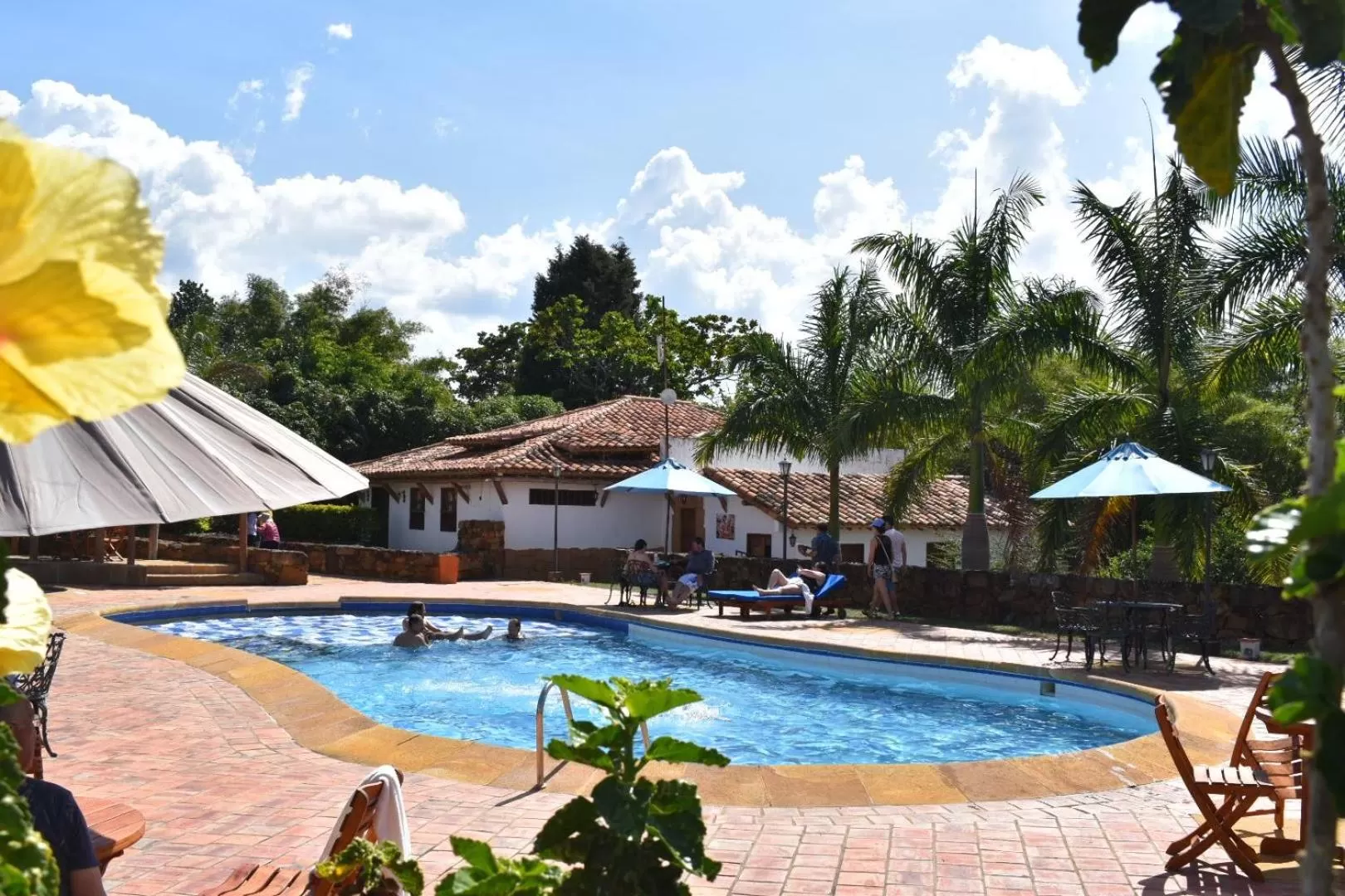 Swimming Pool in Hotel Buenosaires Barichara