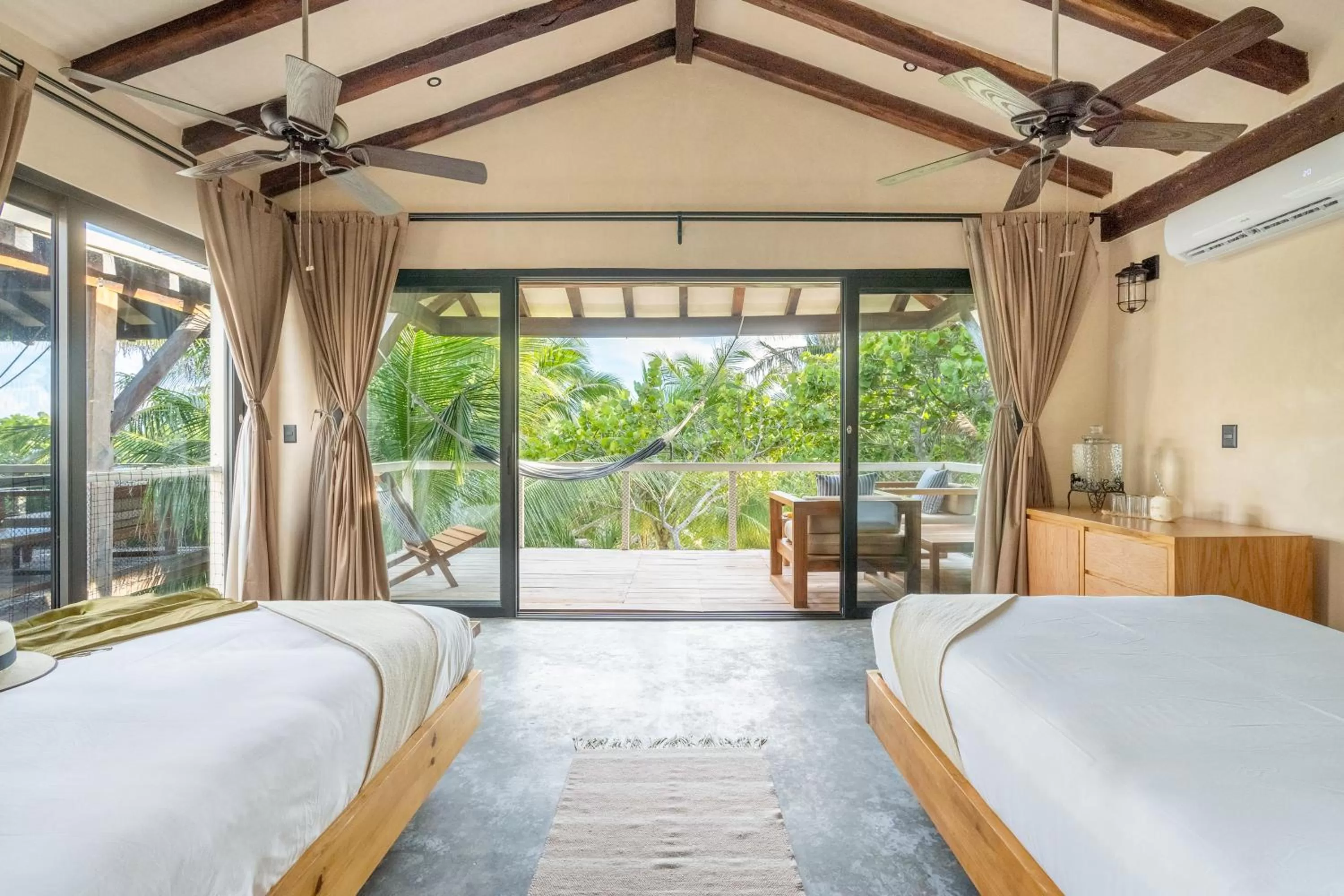 Garden, Bed in Villa Pescadores Tulum-Beachfront hotel by Ahau Collection