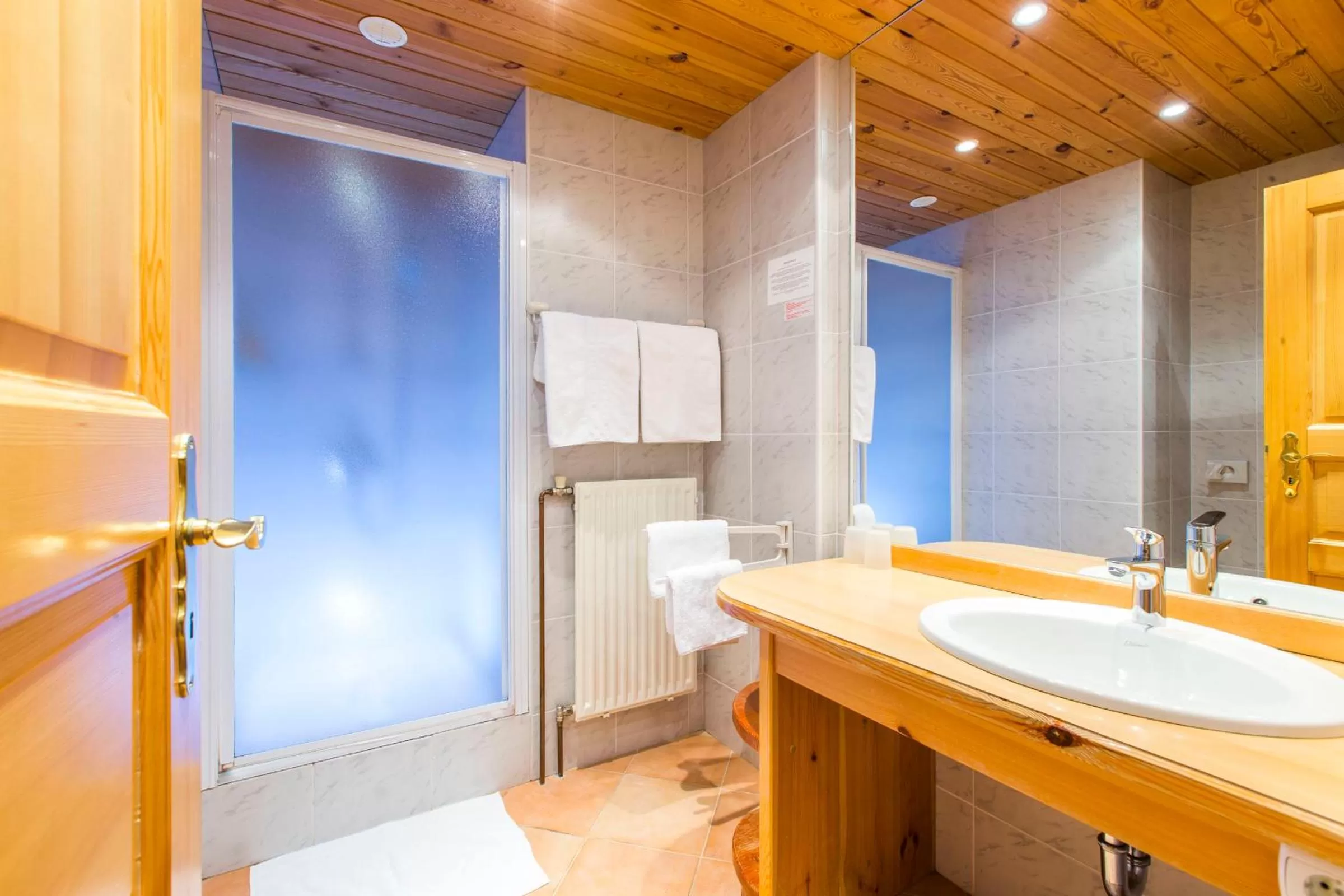 Bathroom in Penzion Berc