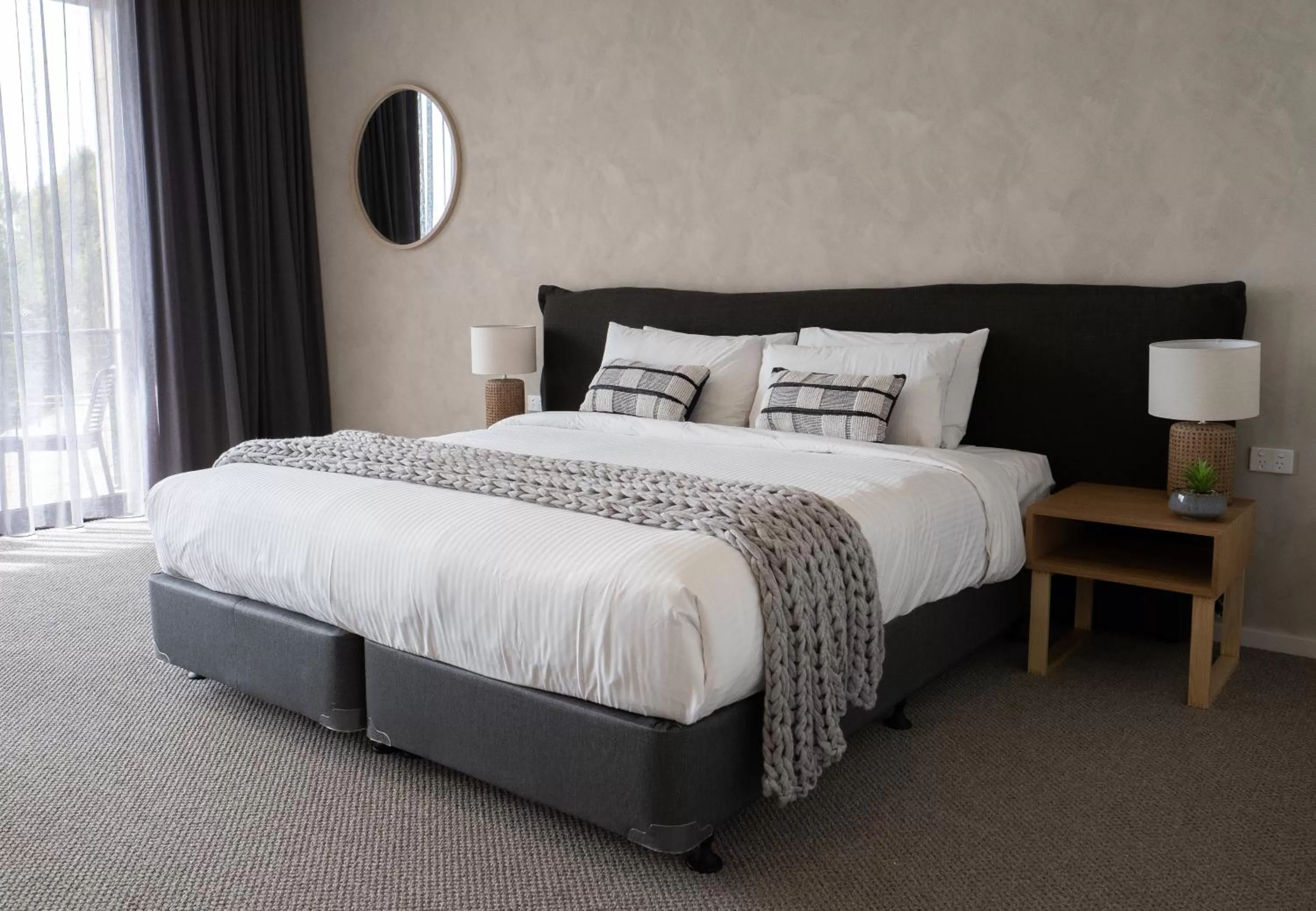 Bed in Links Lodge at The Dunes