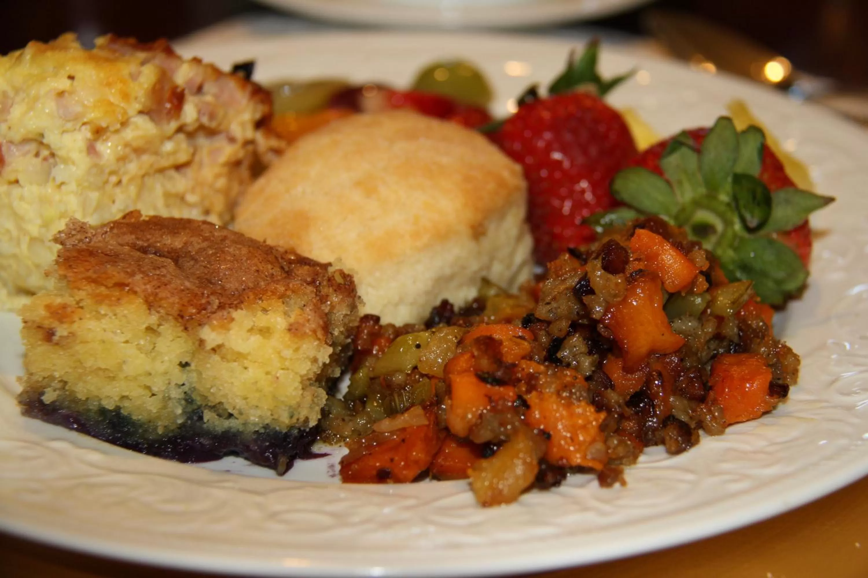 American breakfast in Woodrow House Bed & Breakfast