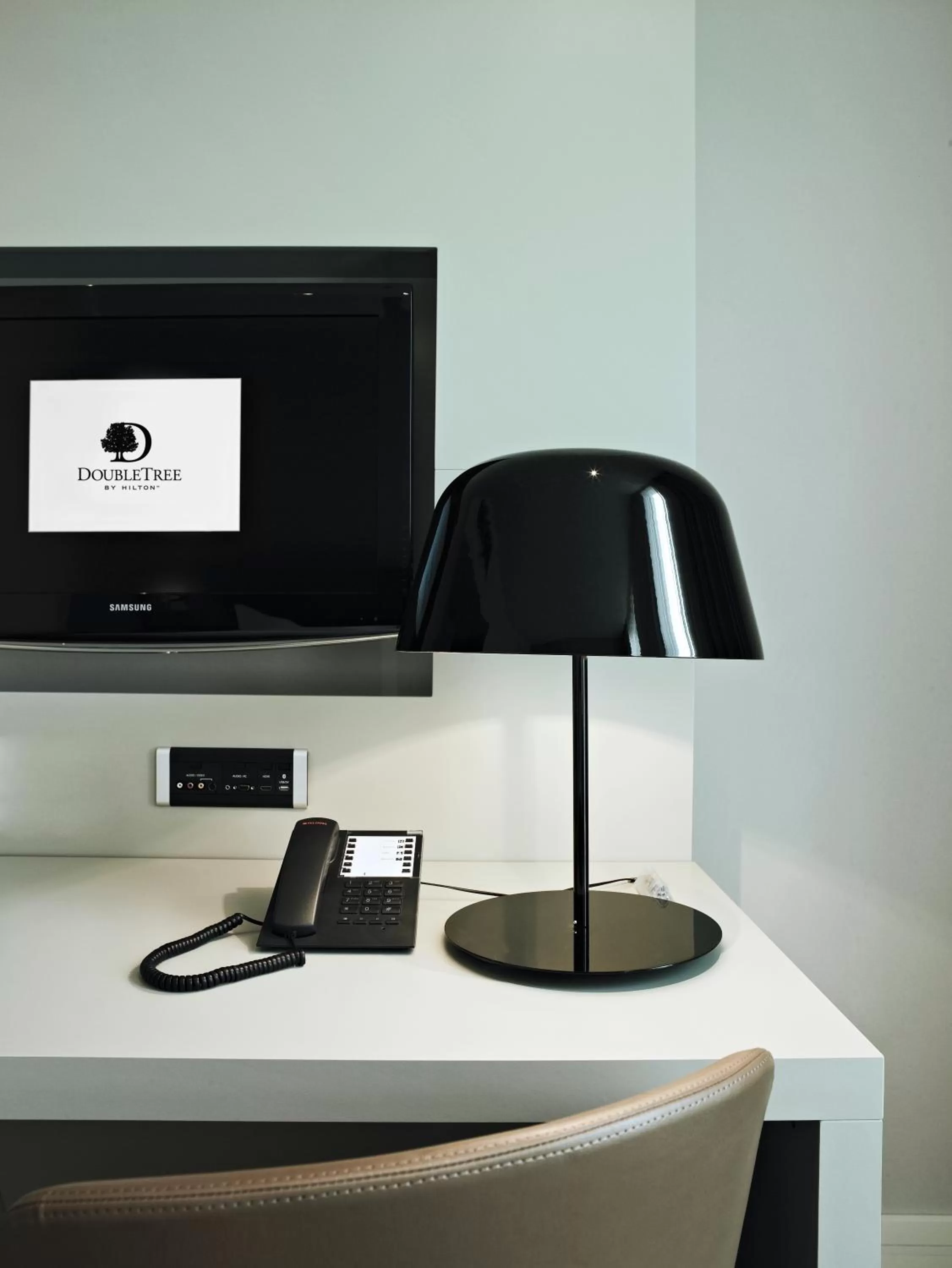 Decorative detail, TV/Entertainment Center in DoubleTree by Hilton Hotel Venice - North