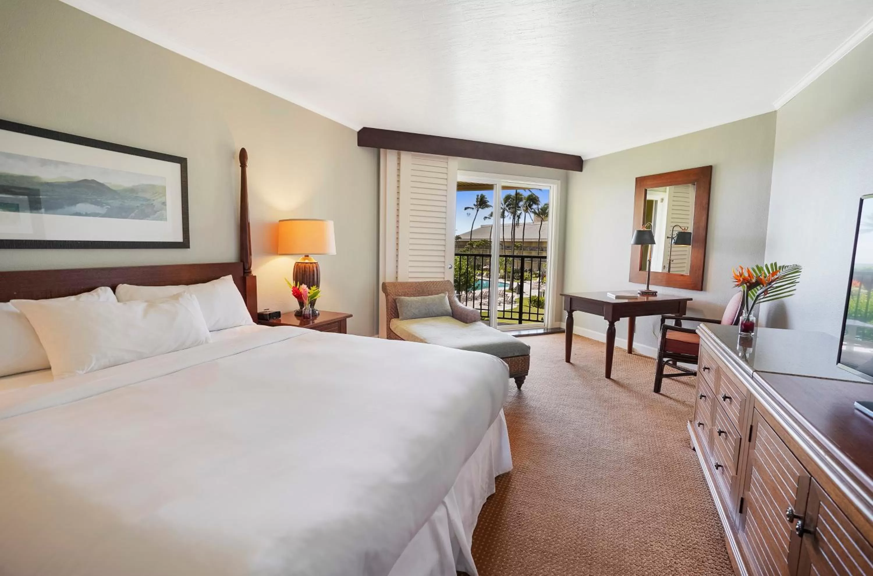 Photo of the whole room, Bed in OUTRIGGER Kaua'i Beach Resort & Spa